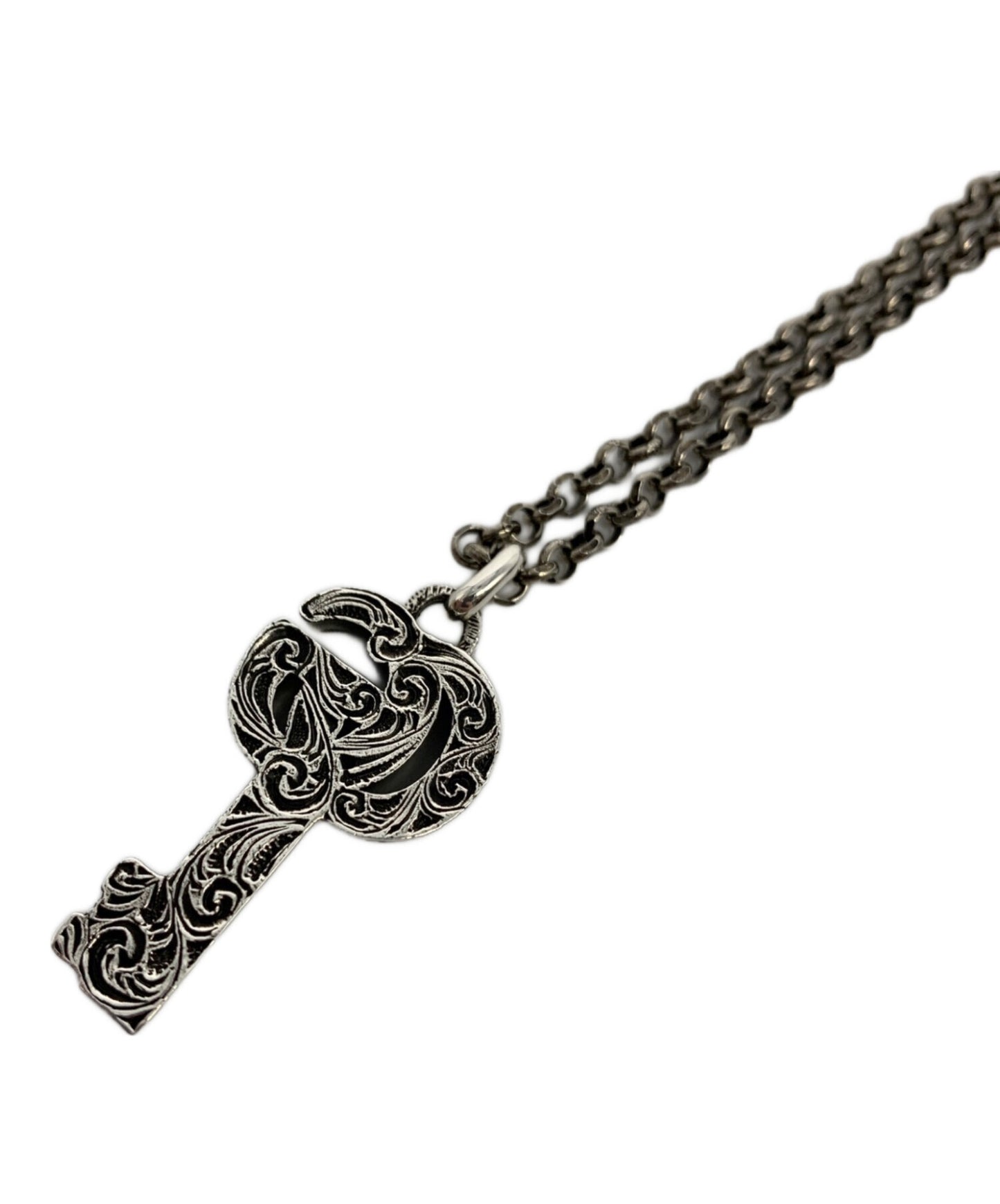 [Pre-owned] GUCCI GG Marmont Double G Key Necklace