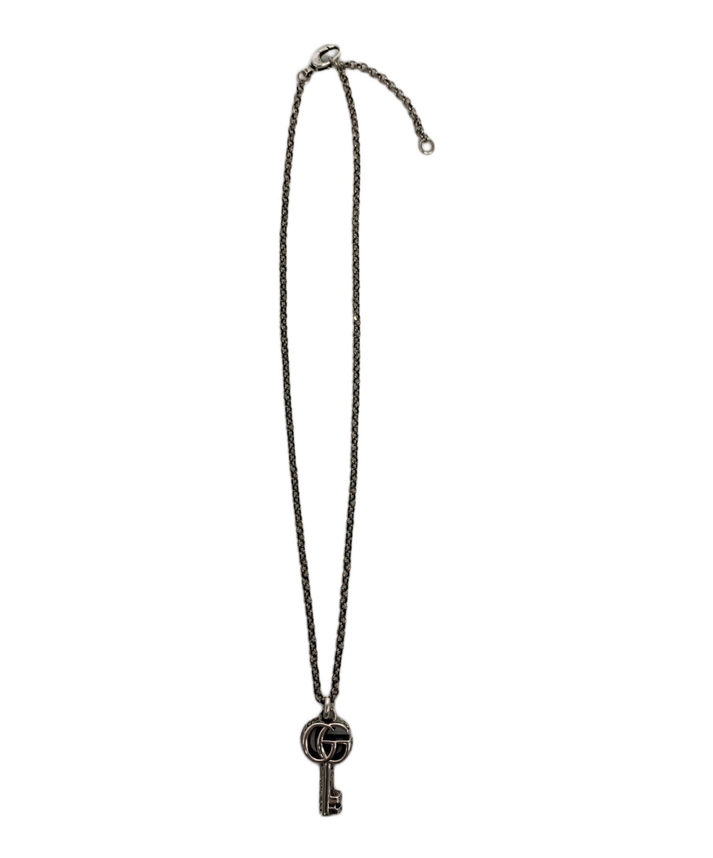 [Pre-owned] GUCCI GG Marmont Double G Key Necklace