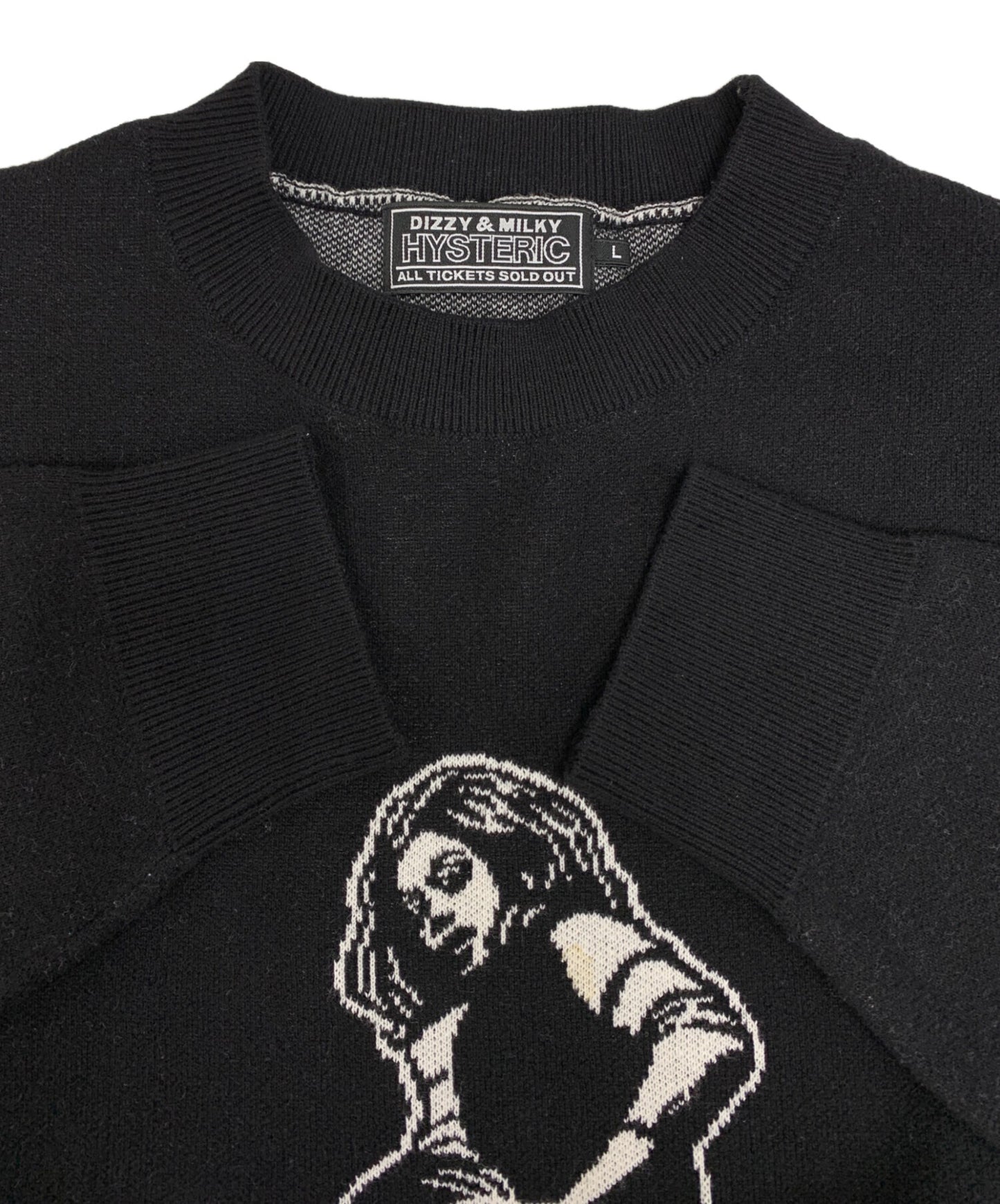 [Pre-owned] Hysteric Glamour Jacquard sweater 02223NS10