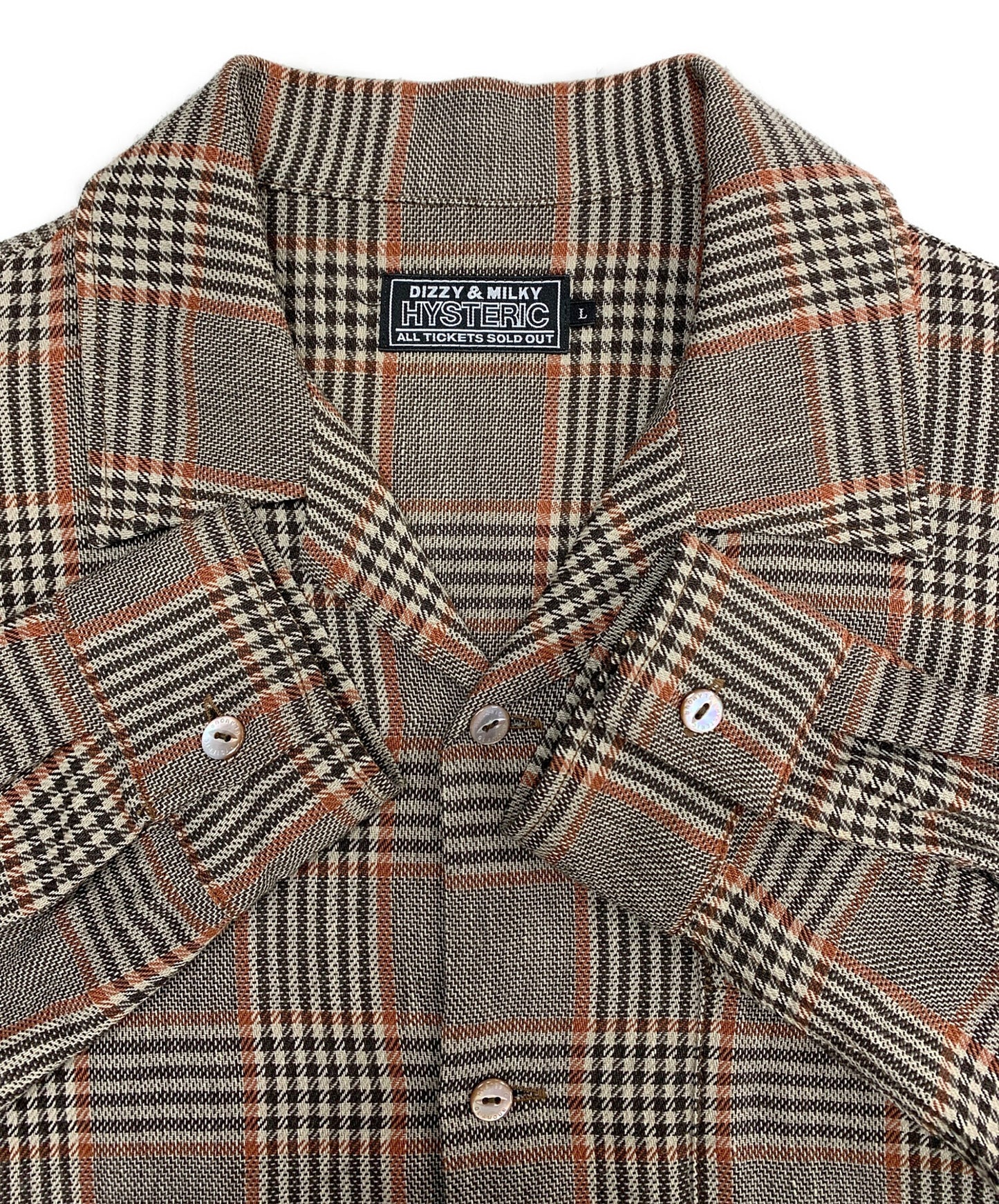 [Pre-owned] Hysteric Glamour Long Sleeve Check Shirt 02223AH03