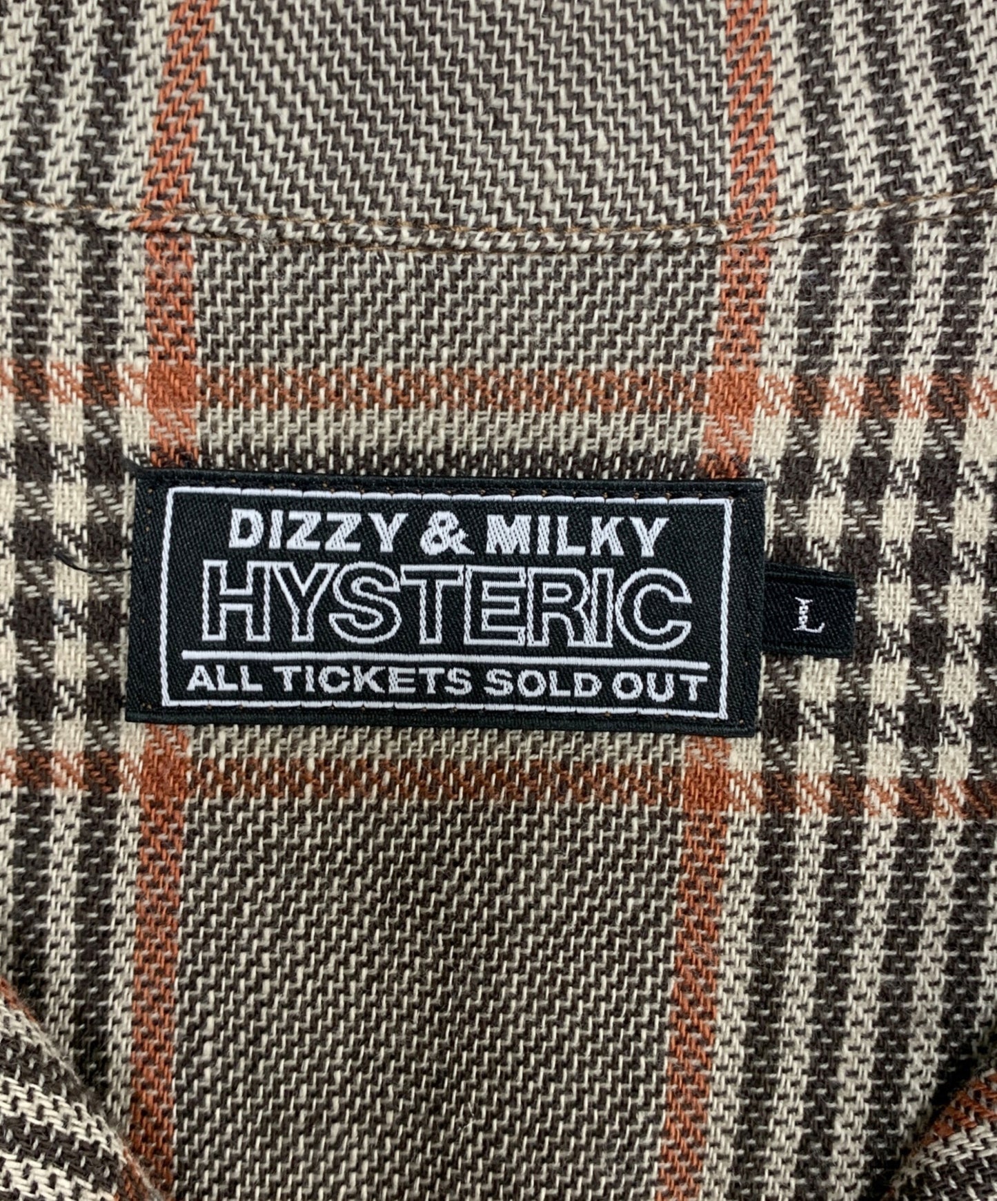 [Pre-owned] Hysteric Glamour Long Sleeve Check Shirt 02223AH03