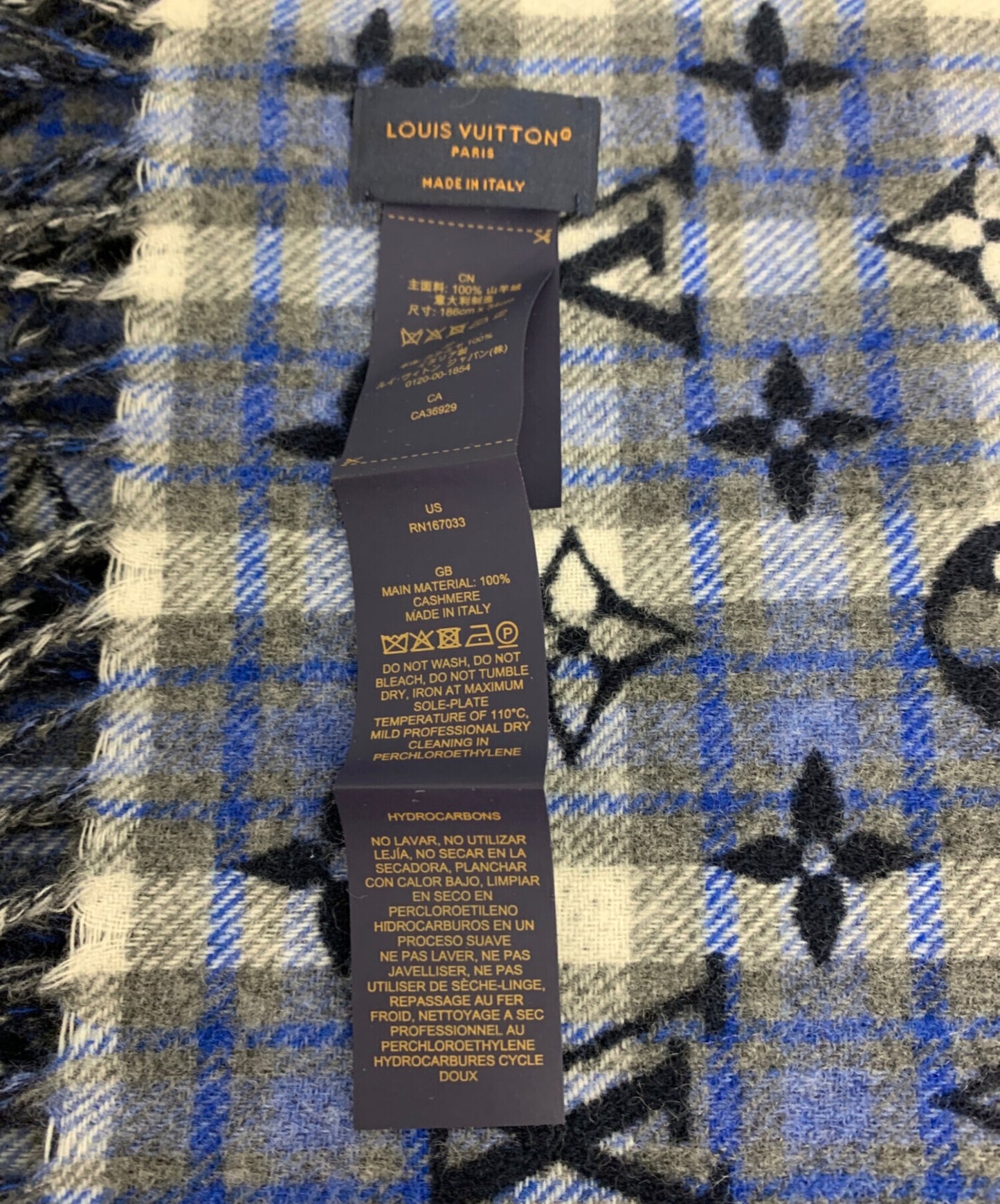 [Pre-owned] LOUIS VUITTON gradient tartan M71348