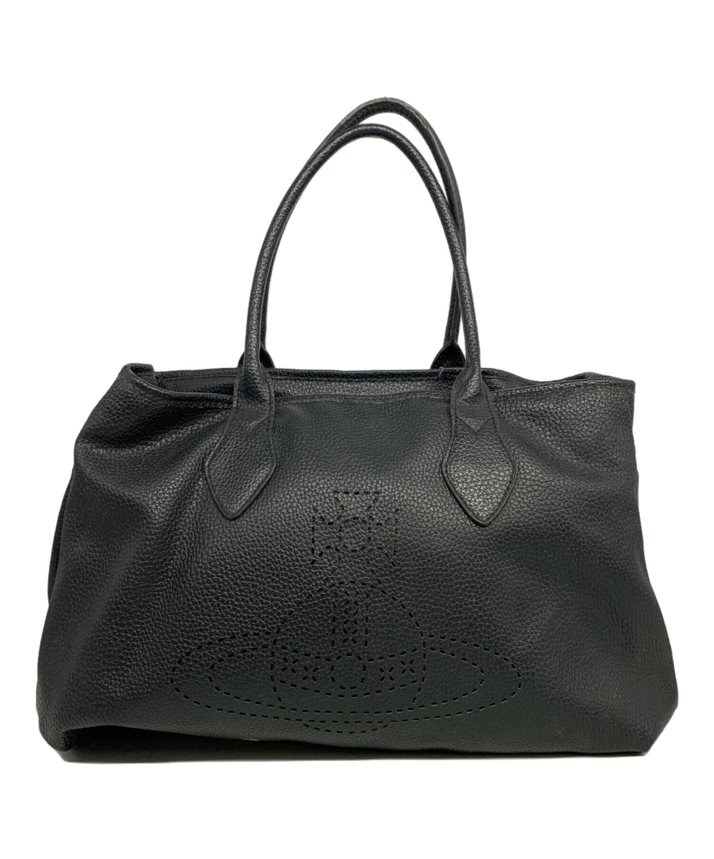 [Pre-owned] Vivienne Westwood  Orb Perforated Tote Tote Bag