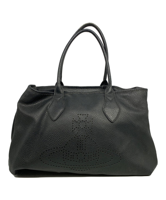 [Pre-owned] Vivienne Westwood  Orb Perforated Tote Tote Bag