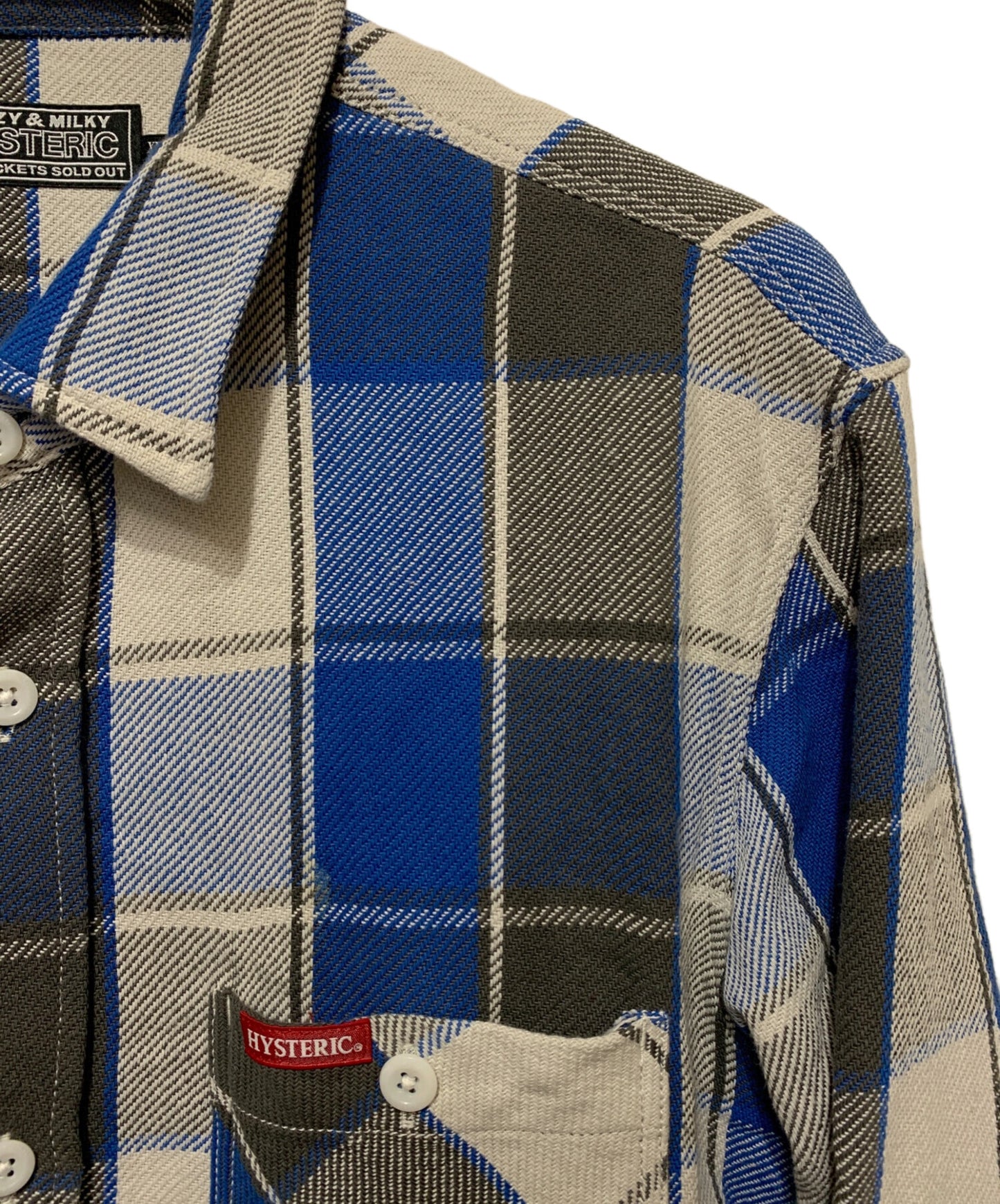 [Pre-owned] Hysteric Glamour DEVILS 801 work check shirt 02241AH01