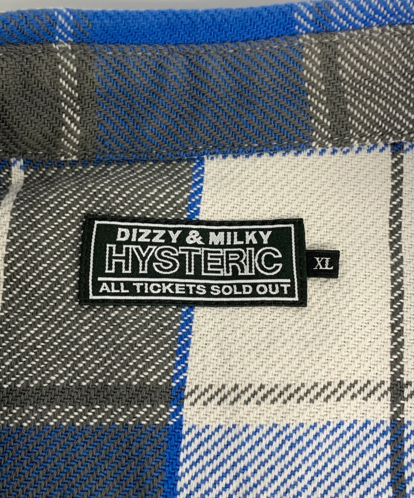 [Pre-owned] Hysteric Glamour DEVILS 801 work check shirt 02241AH01