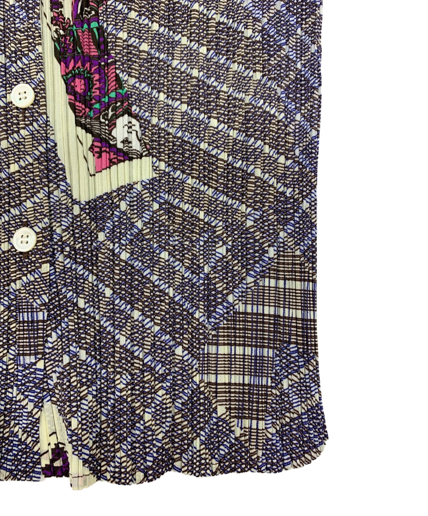 [Pre-owned] PLEATS PLEASE pleated shirt