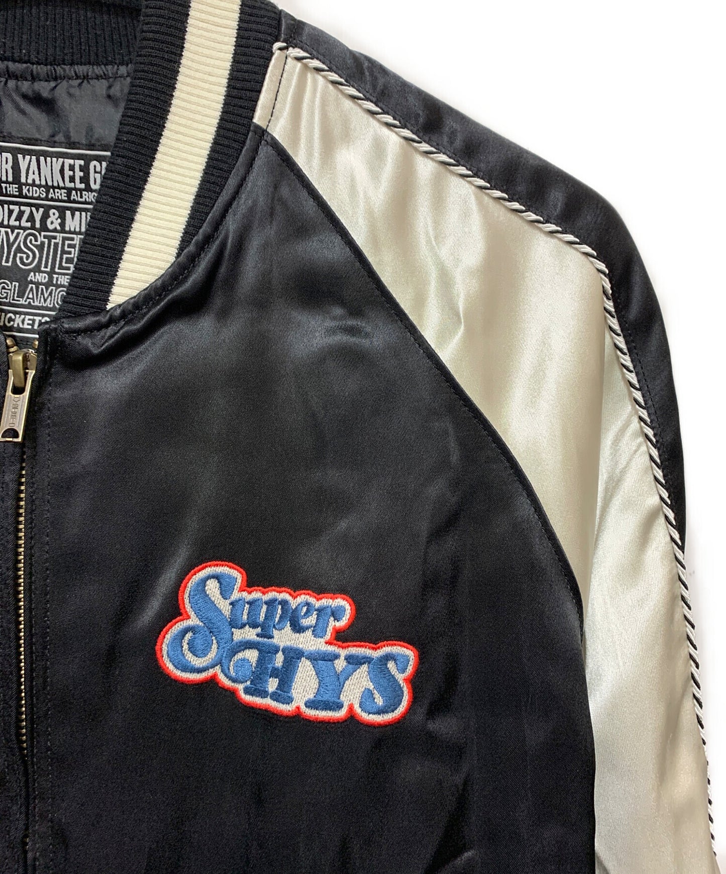 [Pre-owned] Hysteric Glamour LOVE MAKER Embroidered Souvenir Jacket Blouson 02233AB09