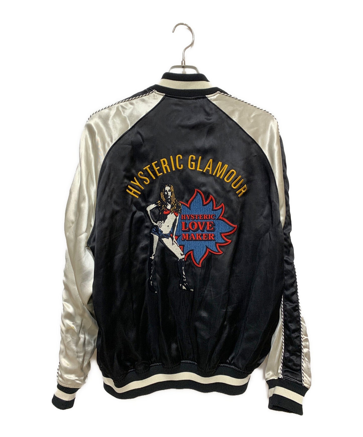 [Pre-owned] Hysteric Glamour LOVE MAKER Embroidered Souvenir Jacket Blouson 02233AB09