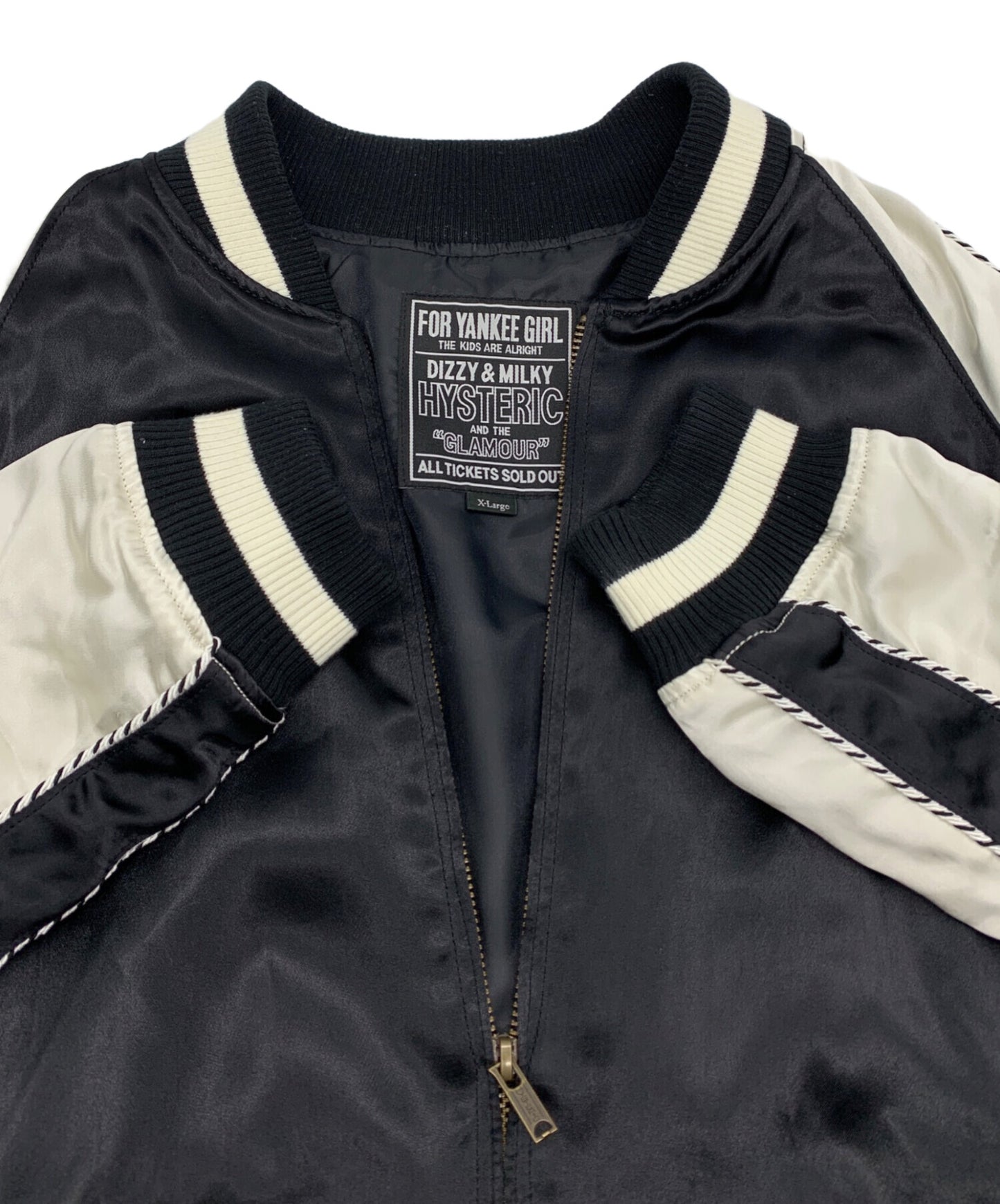 [Pre-owned] Hysteric Glamour LOVE MAKER Embroidered Souvenir Jacket Blouson 02233AB09