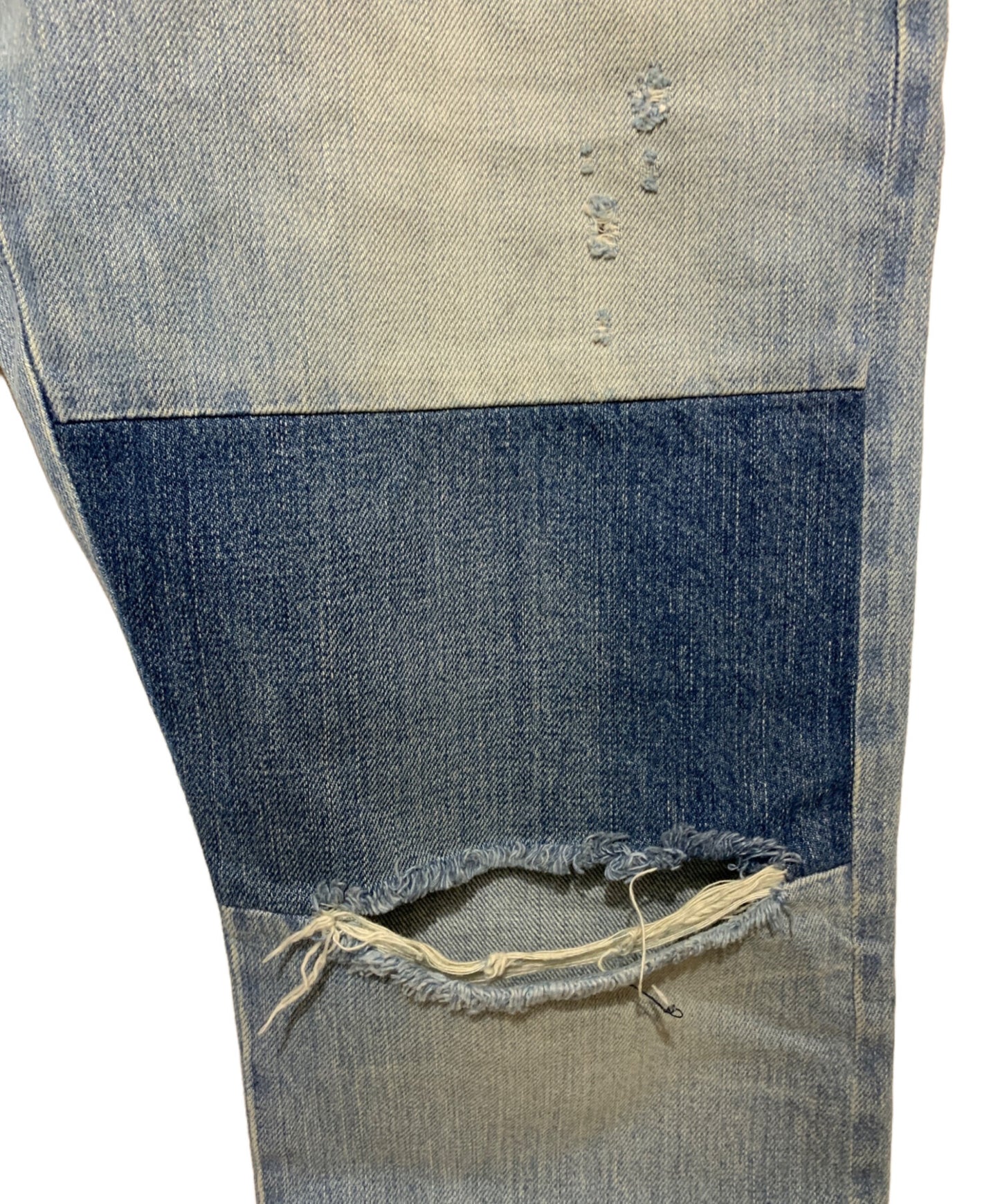 [Pre-owned] Hysteric Glamour Damaged denim pants 02233AP07