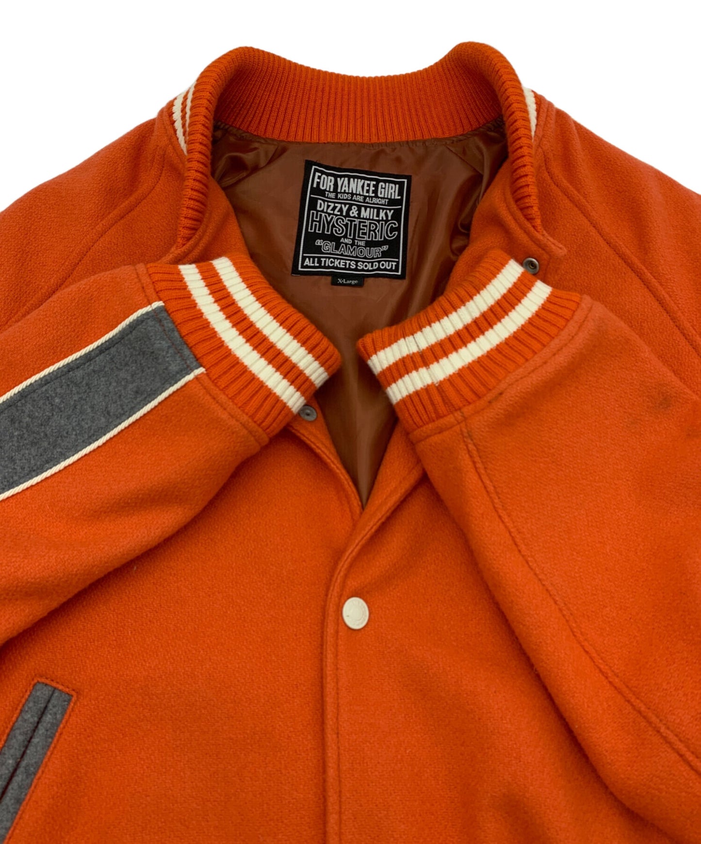 [Pre-owned] Hysteric Glamour HG REWARD embroidered stadium jacket 02243AB09