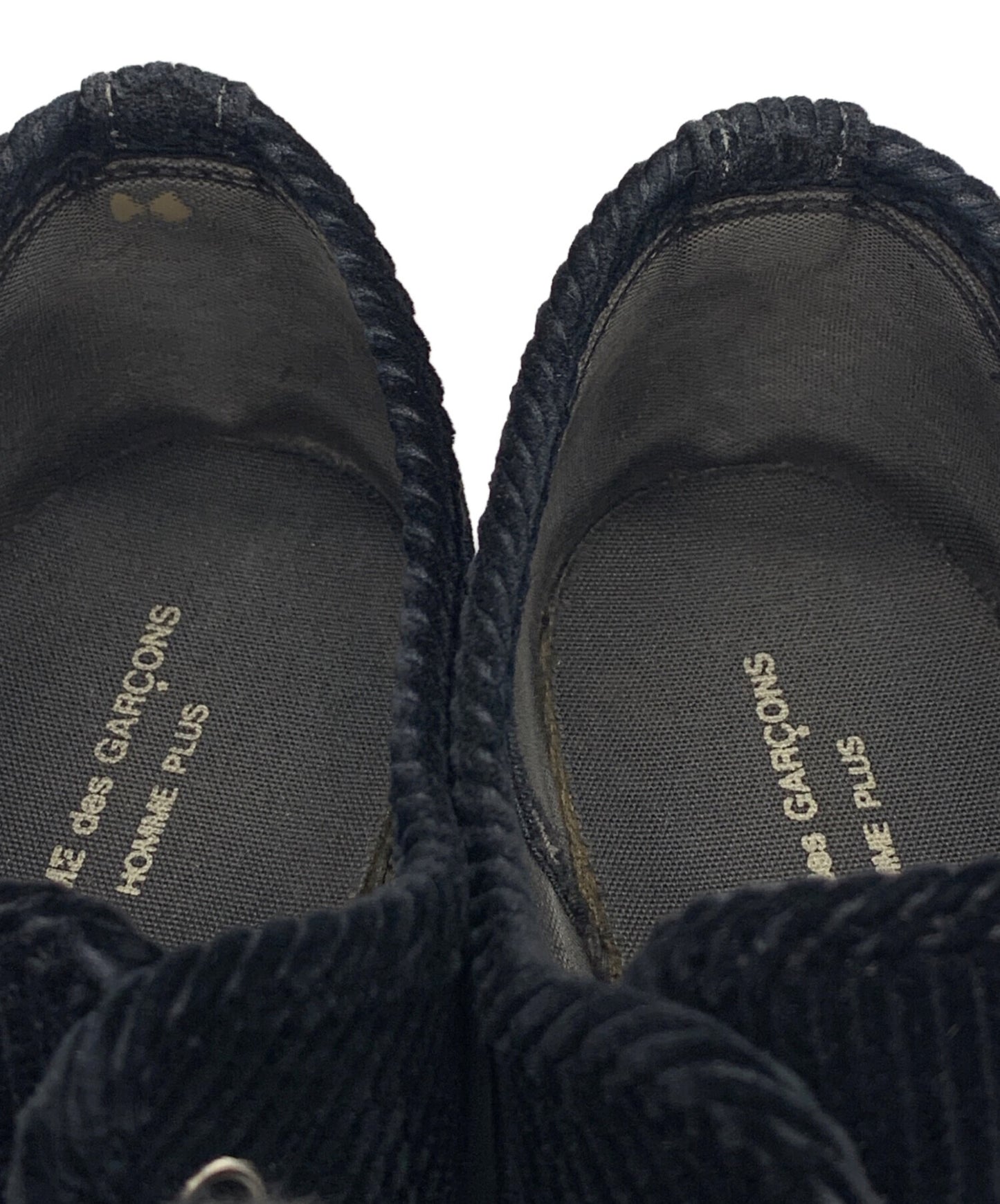 [Pre-owned] COMME des GARCONS HOMME PLUS Thick-soled platform shark sole corduroy shoes