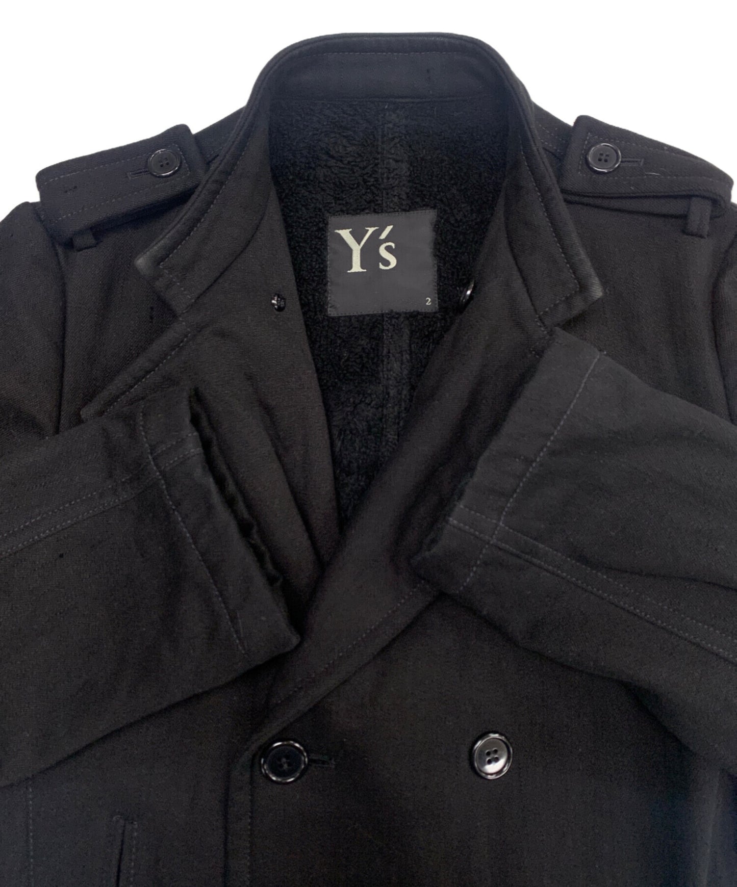 [Pre-owned] Y's stand-up collar coat YC-J09-009