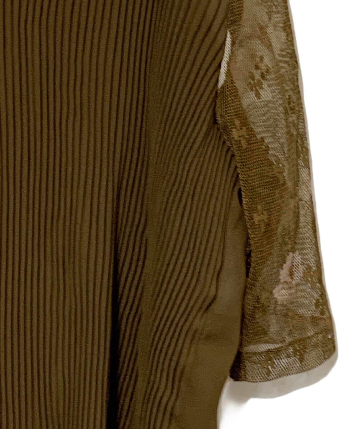 [Pre-owned] COMME des GARCONS pleated shirt blouse GA-T014