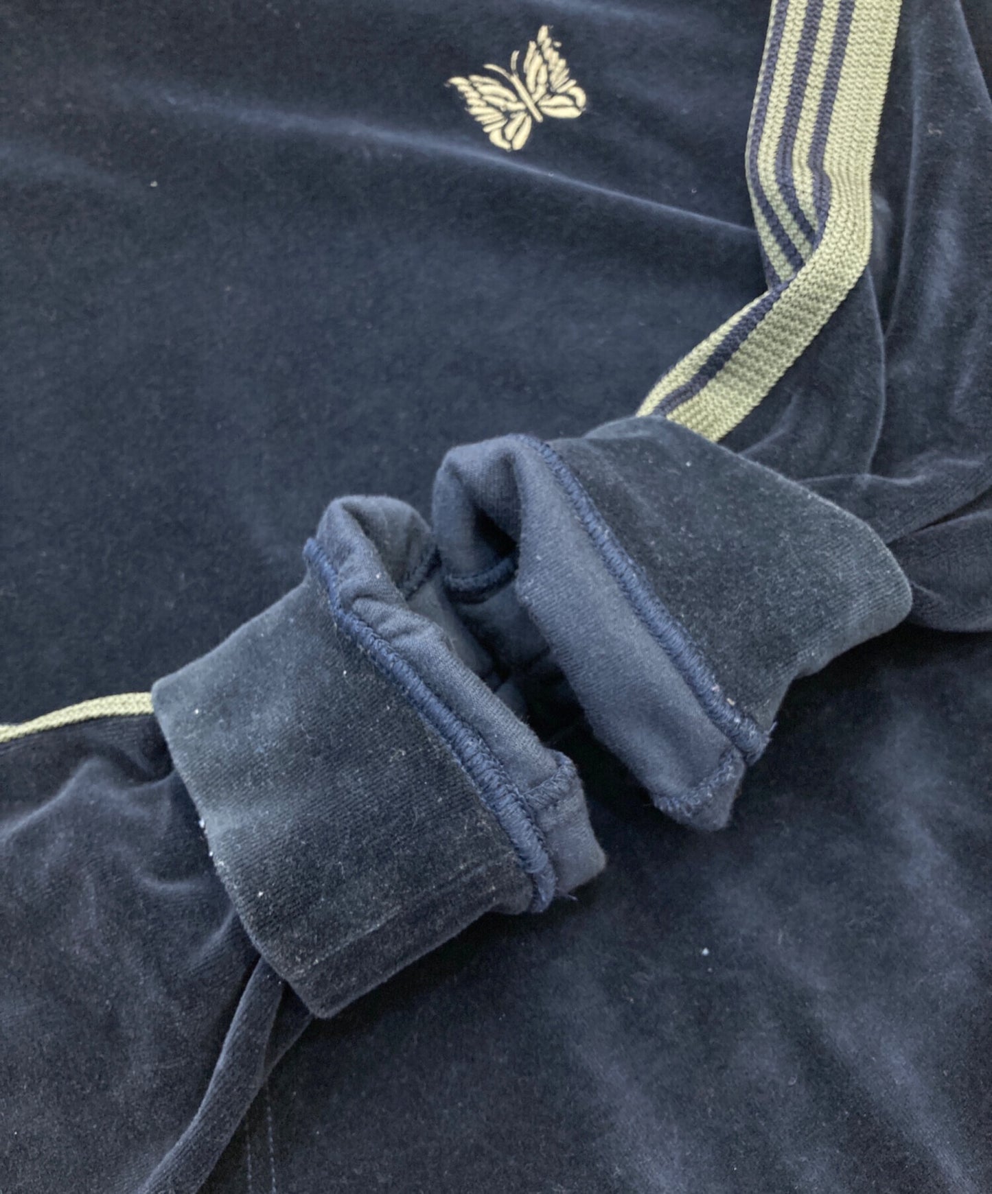 [Pre-owned] Needles Velour Pullover Hoodie LQ235