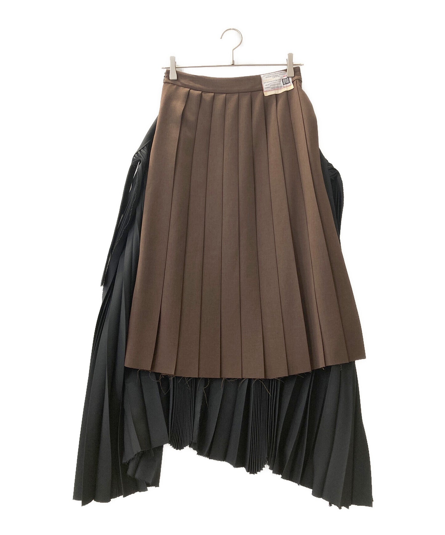 [Pre-owned] Maison MIHARA YASUHIRO Combined Pleats Long Skirt B08SK241