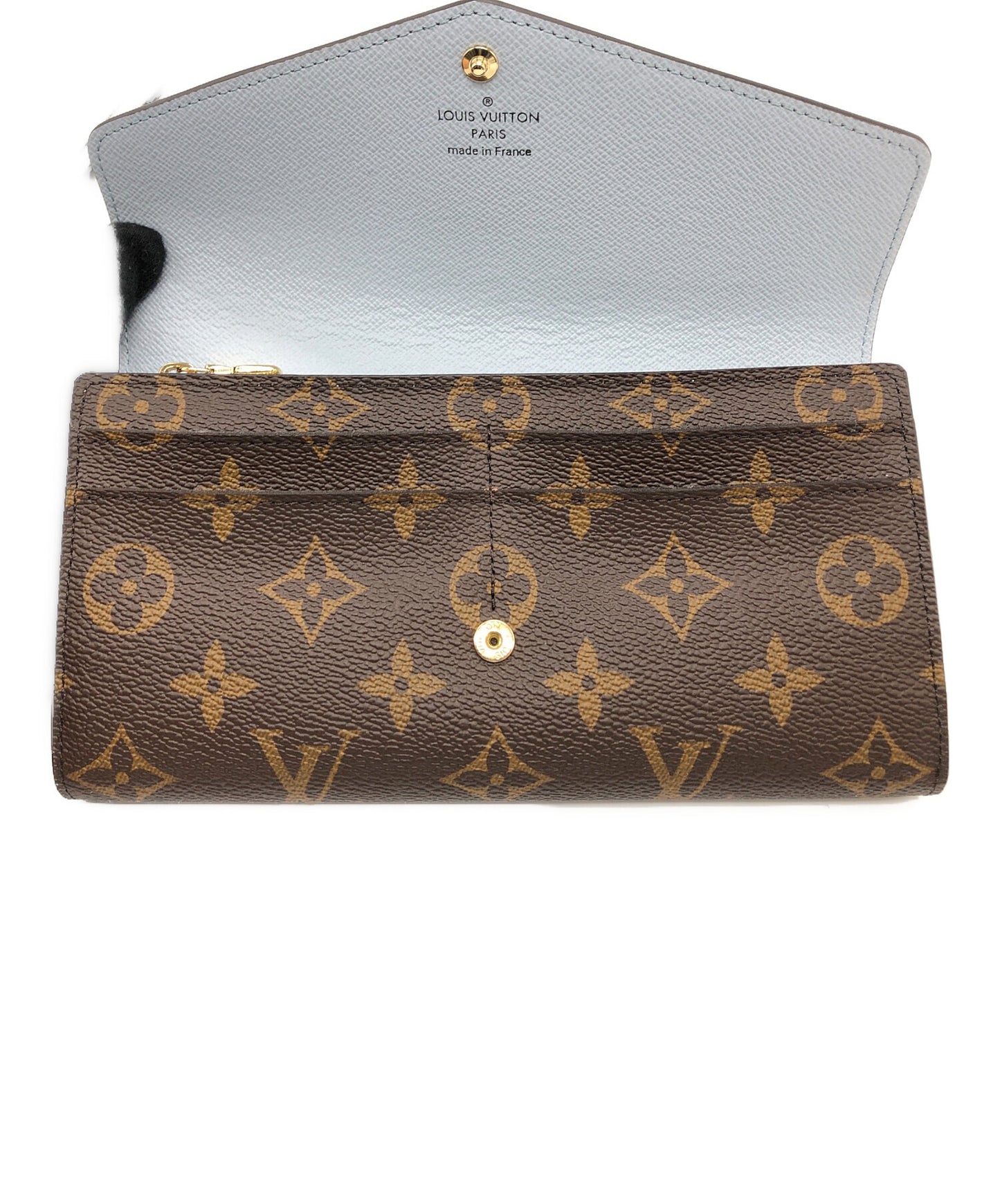 [Pre-owned] LOUIS VUITTON Portofoil Sala NM Blue Olump M83580