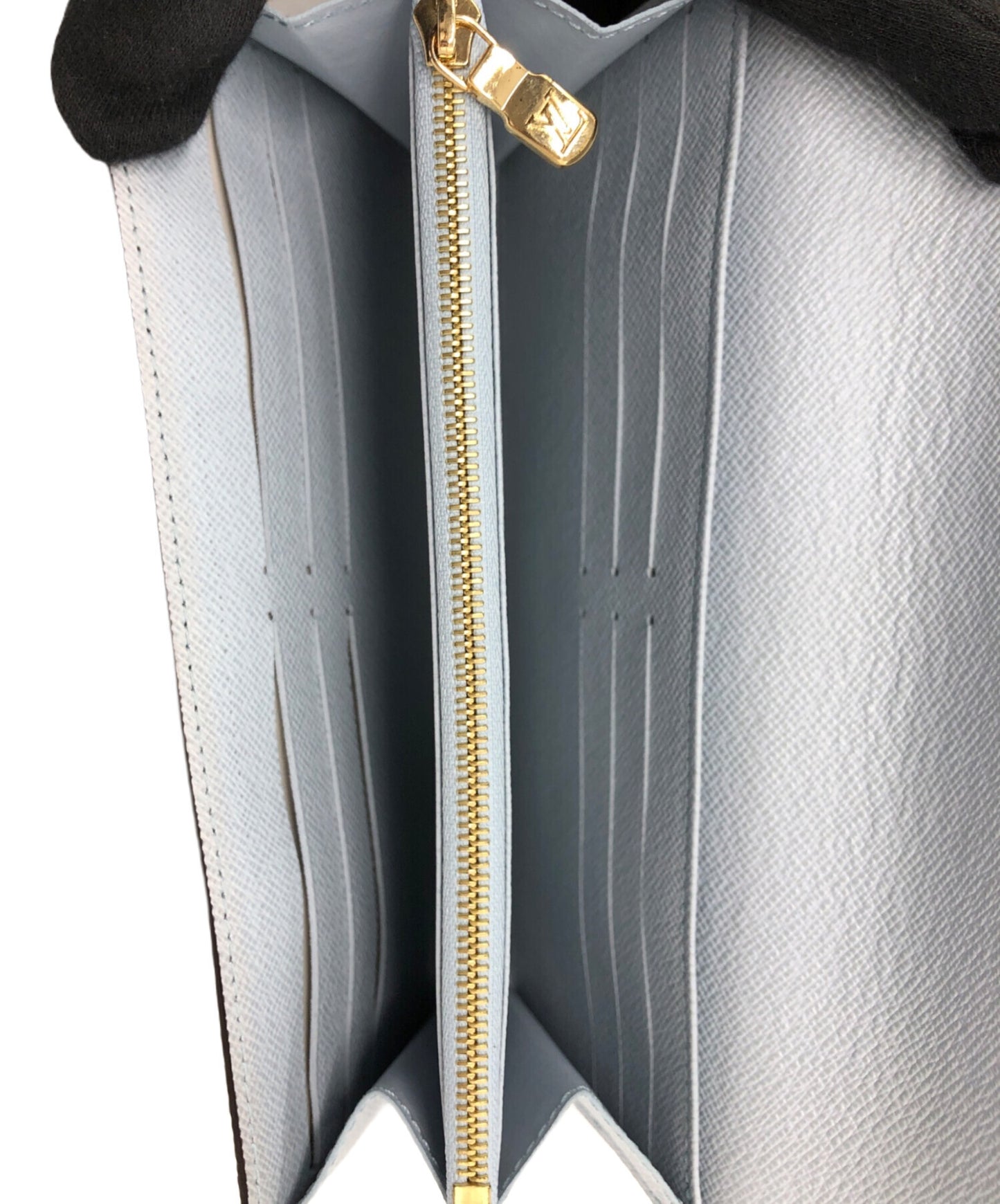 [Pre-owned] LOUIS VUITTON Portofoil Sala NM Blue Olump M83580