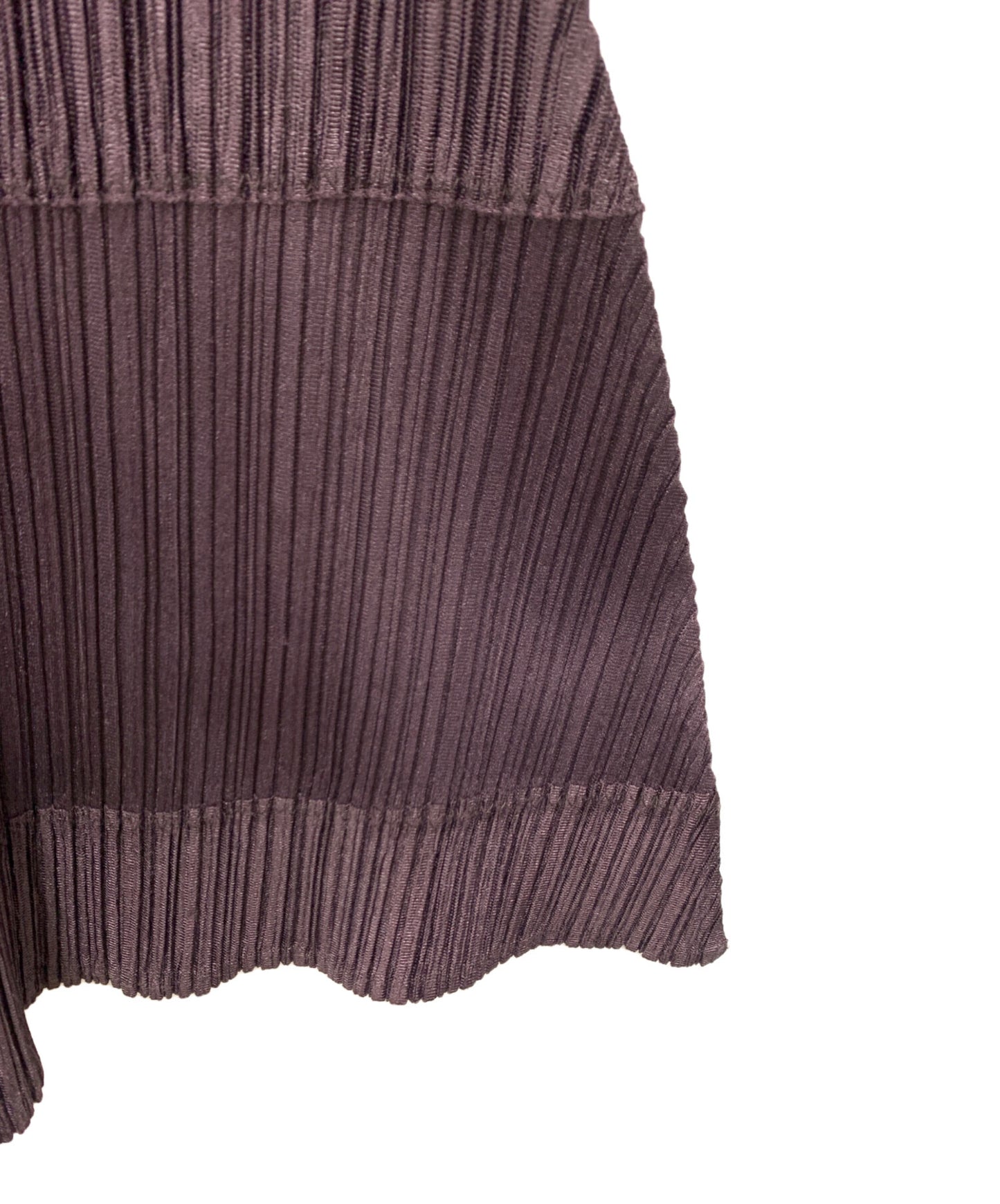 [Pre-owned] PLEATS PLEASE ISSEY MIYAKE bicolor-switched pleated skirt PP93-JG692