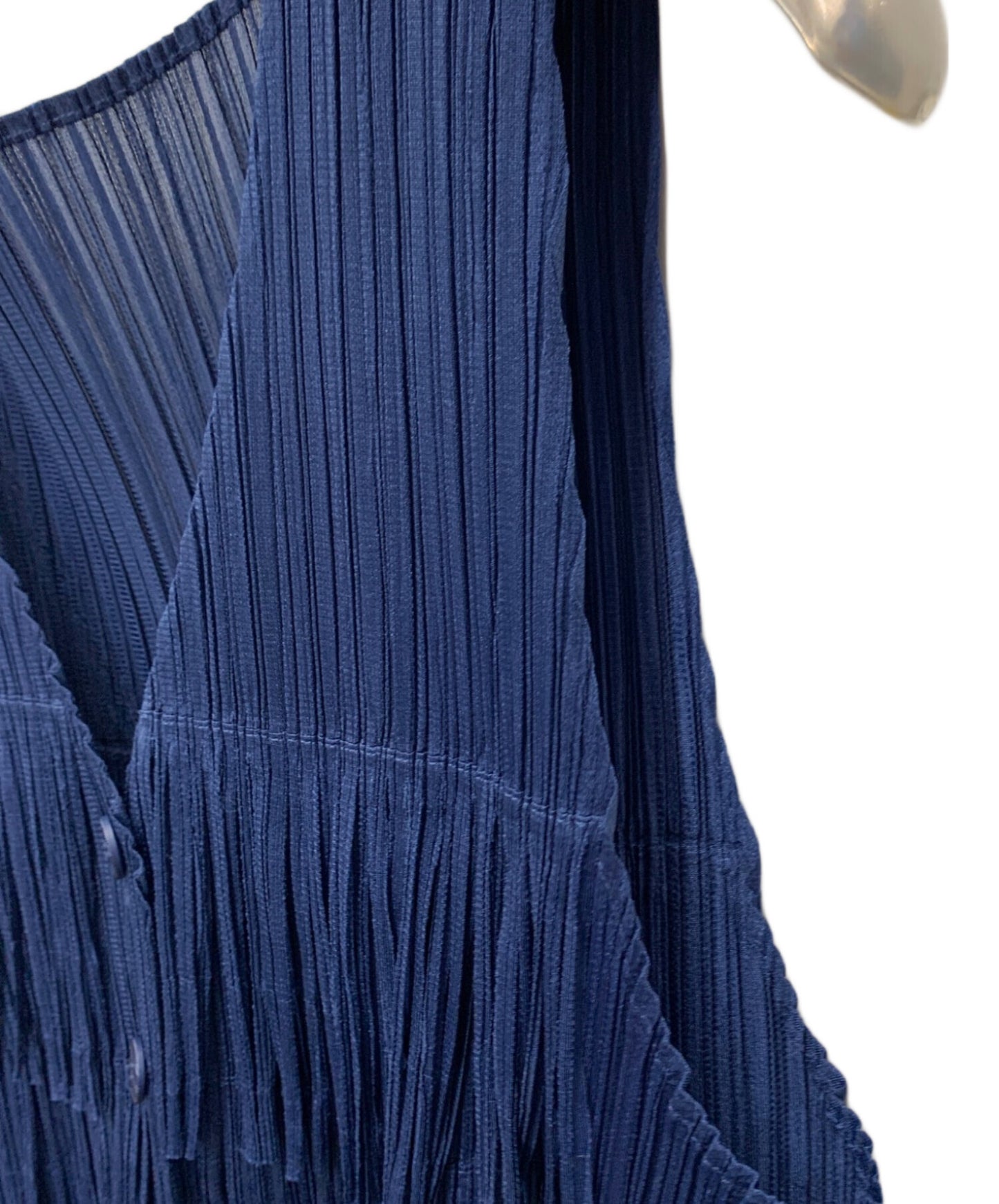 [Pre-owned] PLEATS PLEASE ISSEY MIYAKE fringe-pleated vest PP21-JE781