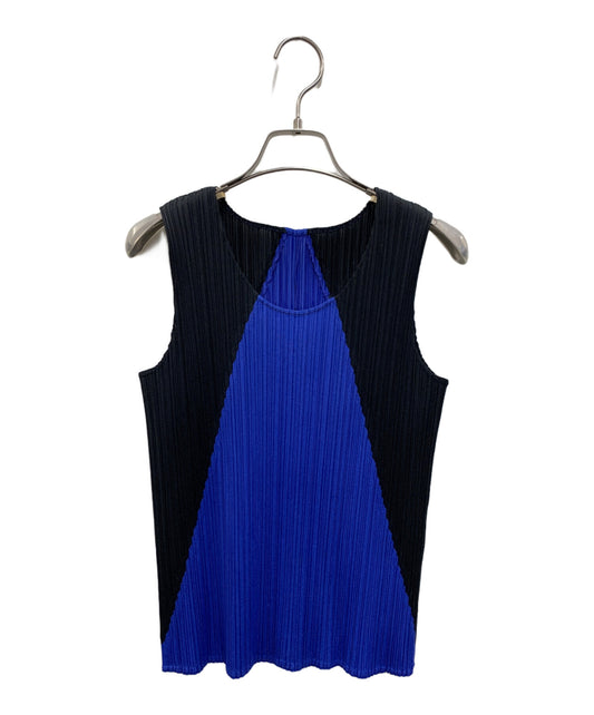 [Pre-owned] PLEATS PLEASE ISSEY MIYAKE ■ Sleeveless pleated cut and sewn PP93-JK545