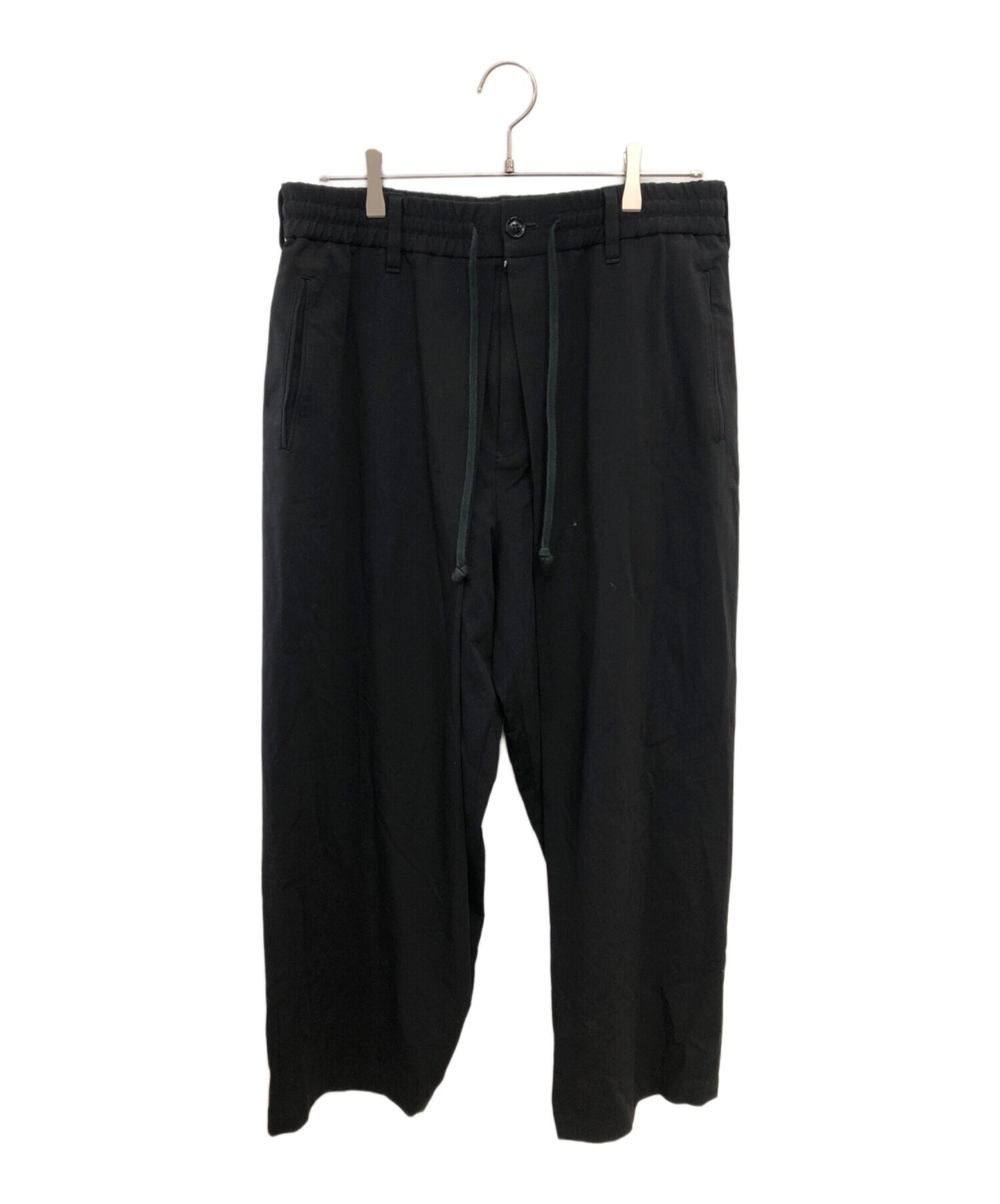 [Pre-owned] s'yte Polyester rayon gabardine stretch center wide tuck pants/PE/RAYON GABARDINE STRETCH CENTER WIDE TACK PANTS US-P70-912