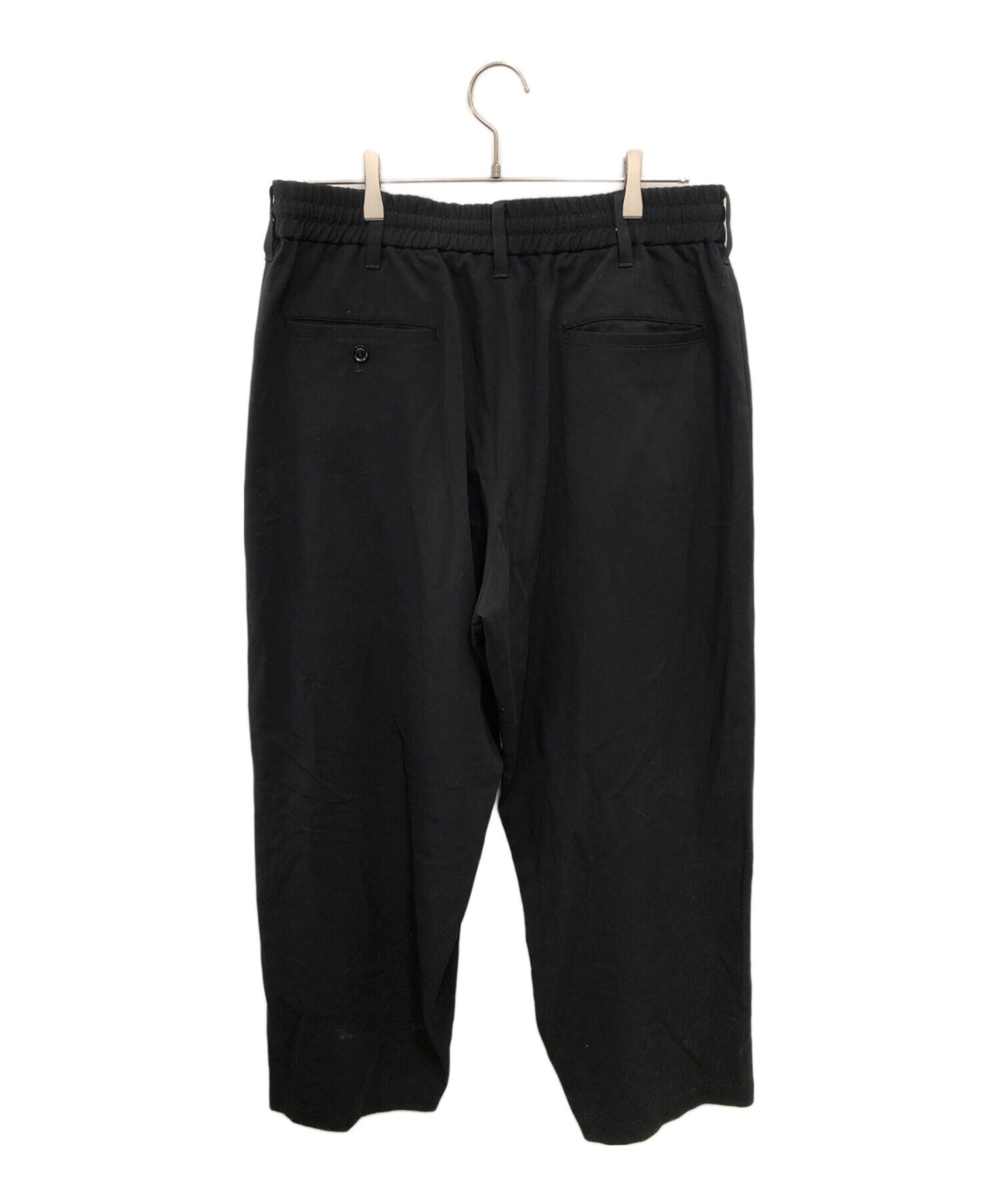[Pre-owned] s'yte Polyester rayon gabardine stretch center wide tuck pants/PE/RAYON GABARDINE STRETCH CENTER WIDE TACK PANTS US-P70-912