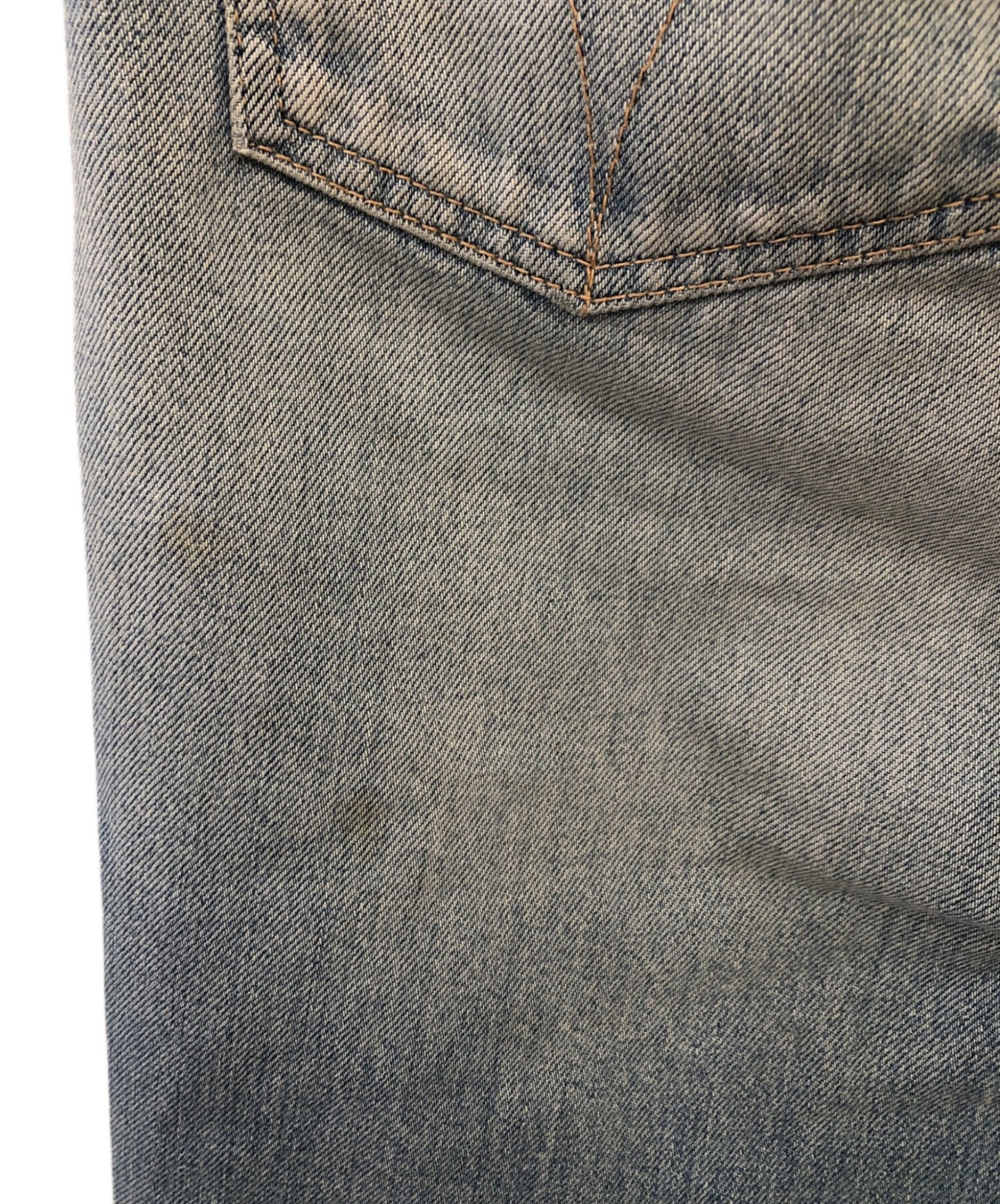 [Pre-owned] Hysteric Glamour COLLAGE PATCH REMAKE TAPERED DENIM PANTS 02201AP11