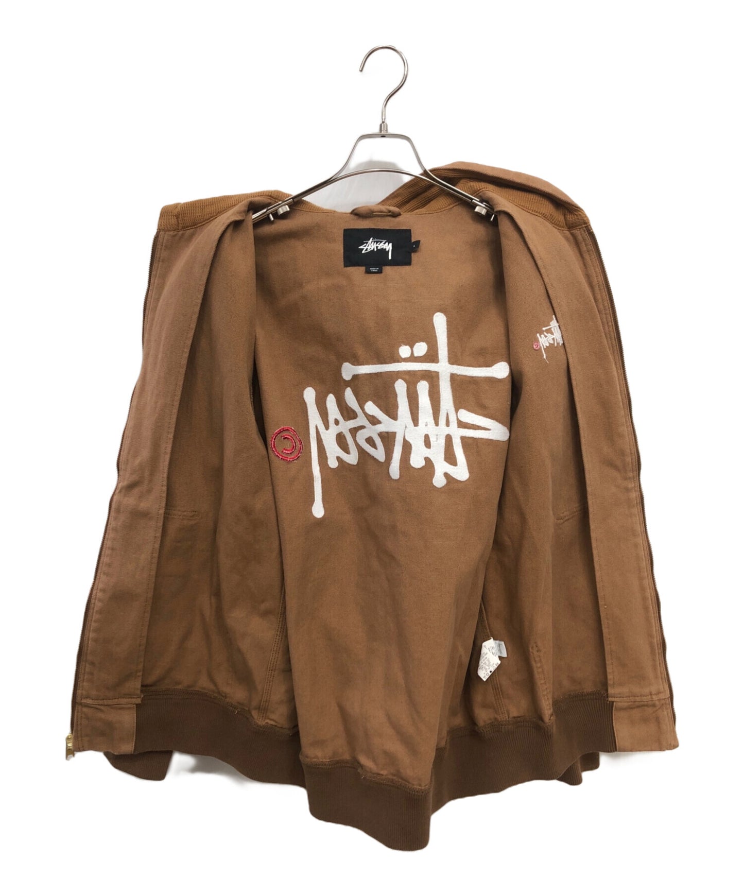 [Pre-owned] stussy Canvas Worker Zip Hoodie 315107