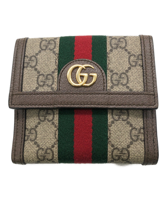 [Pre-owned] GUCCI FRENCH FLAP WALLET 523173