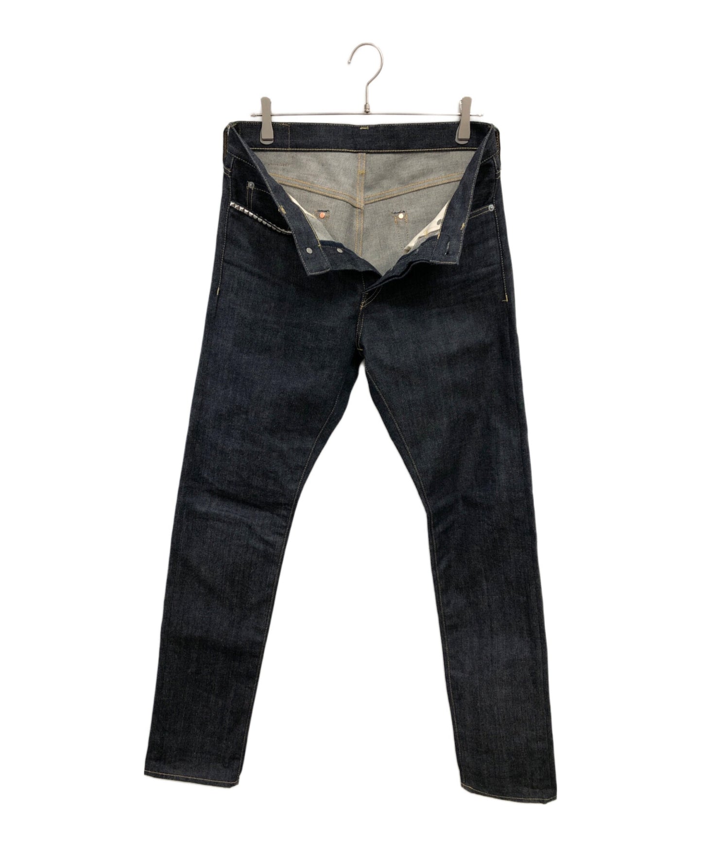 [Pre-owned] Hysteric Glamour STUDS DESIGN STRAIGHT DENIM PANTS 02182AP17