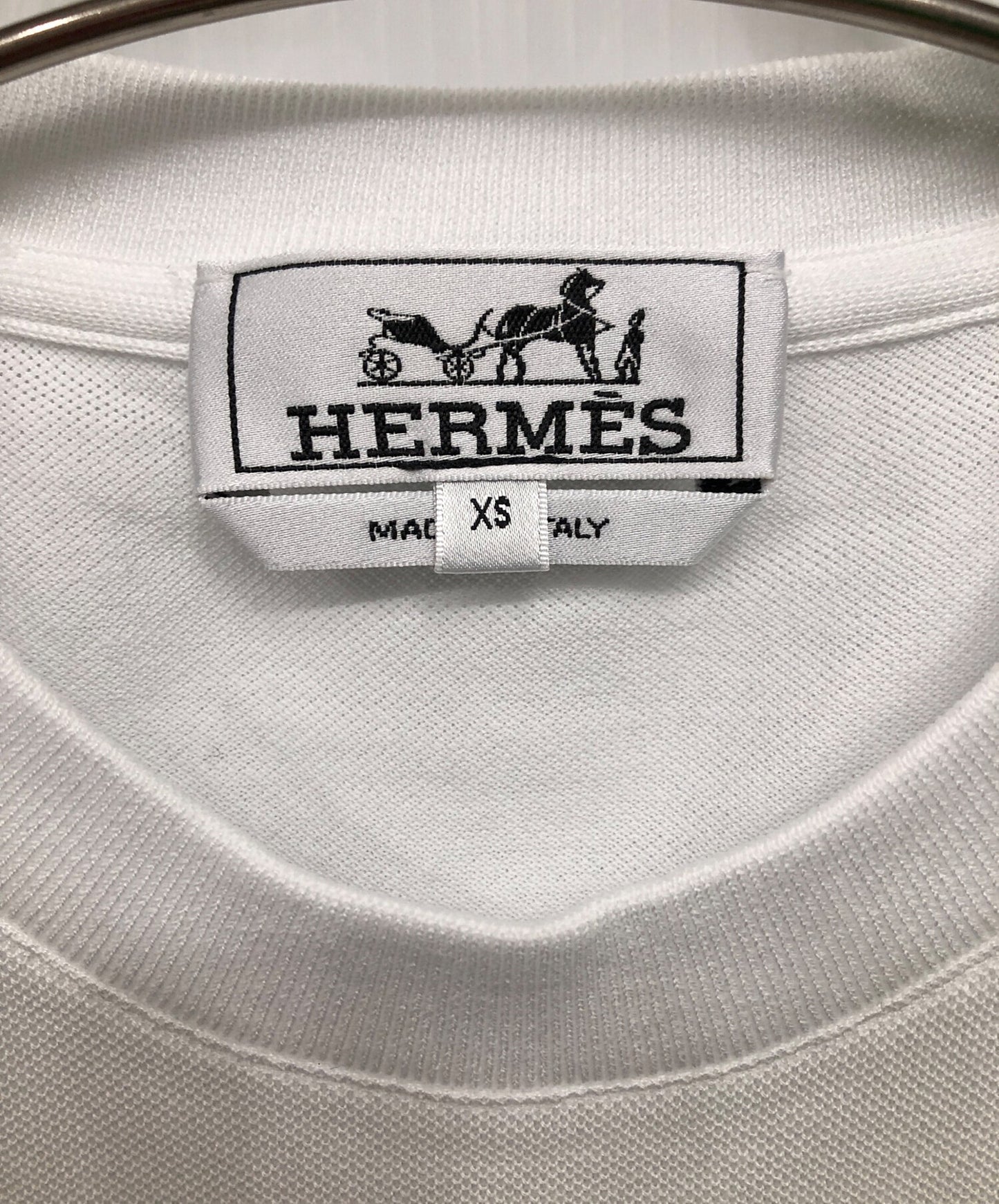 [Pre-owned] HERMES H EMBROIDERY T-SHIRT H072025HA90