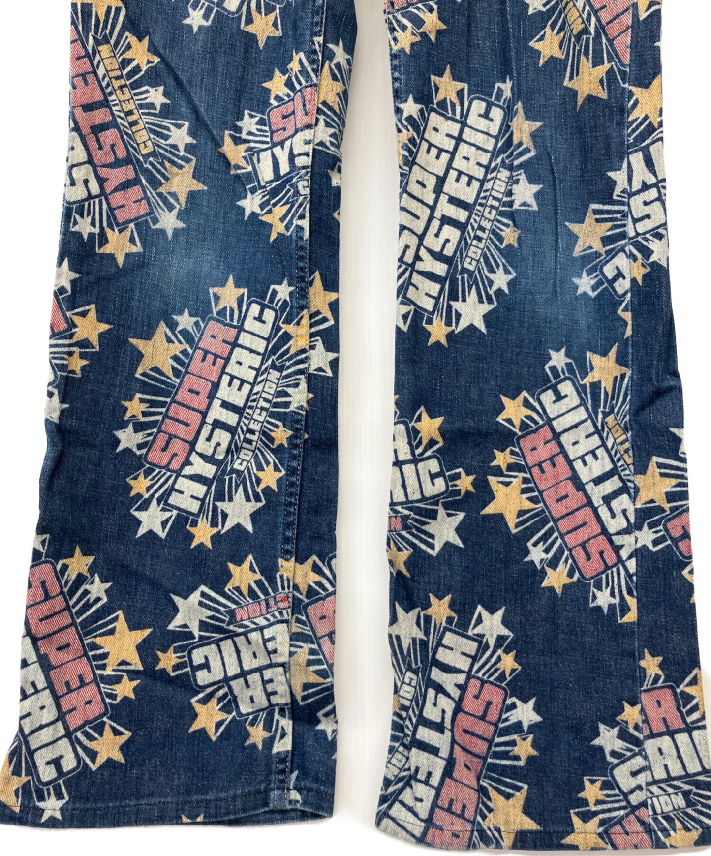 [Pre-owned] Hysteric Glamour all-over denim pants 2AP-0751