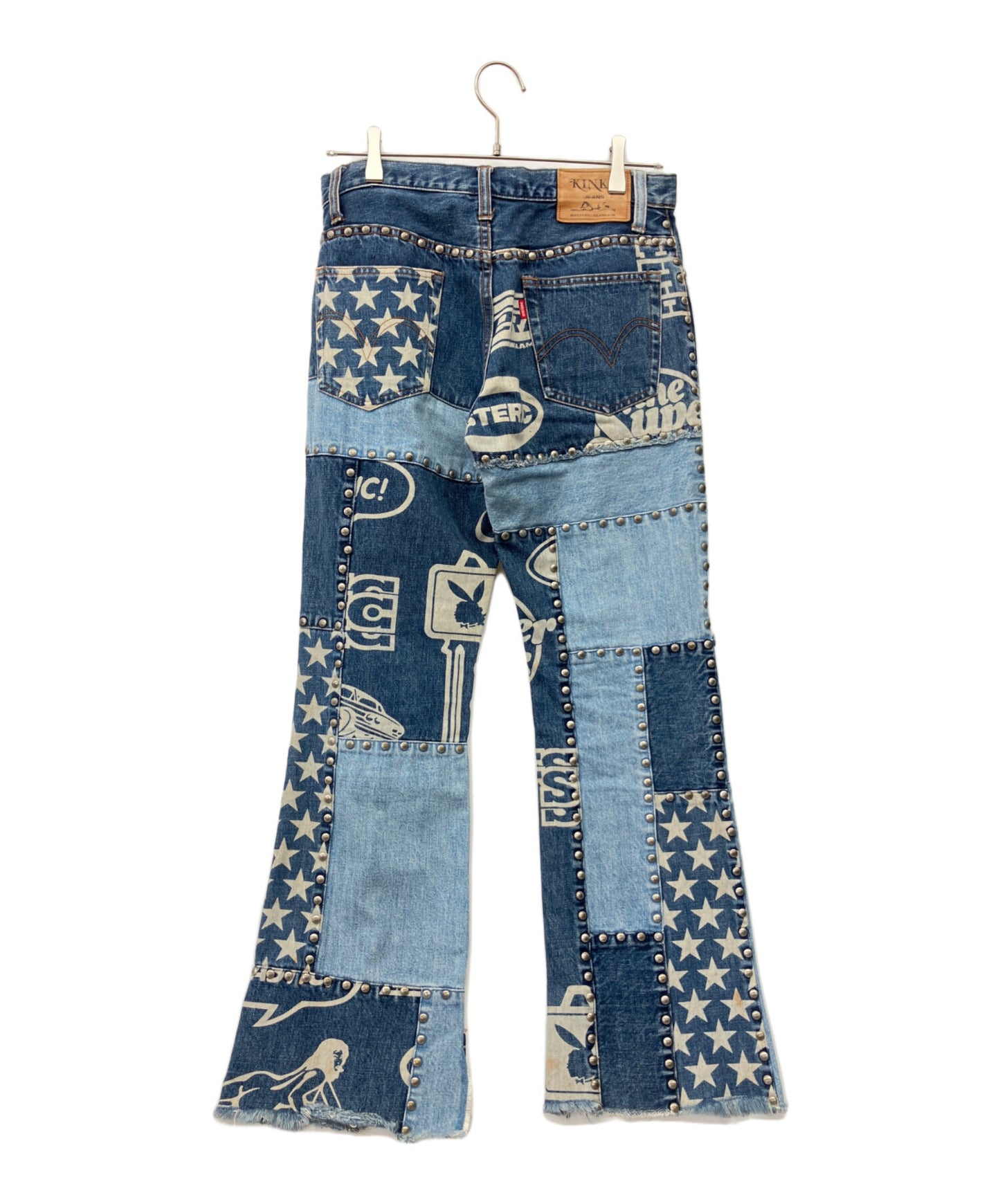 [Pre-owned] Hysteric Glamour patchwork denim pants 2AP-2130