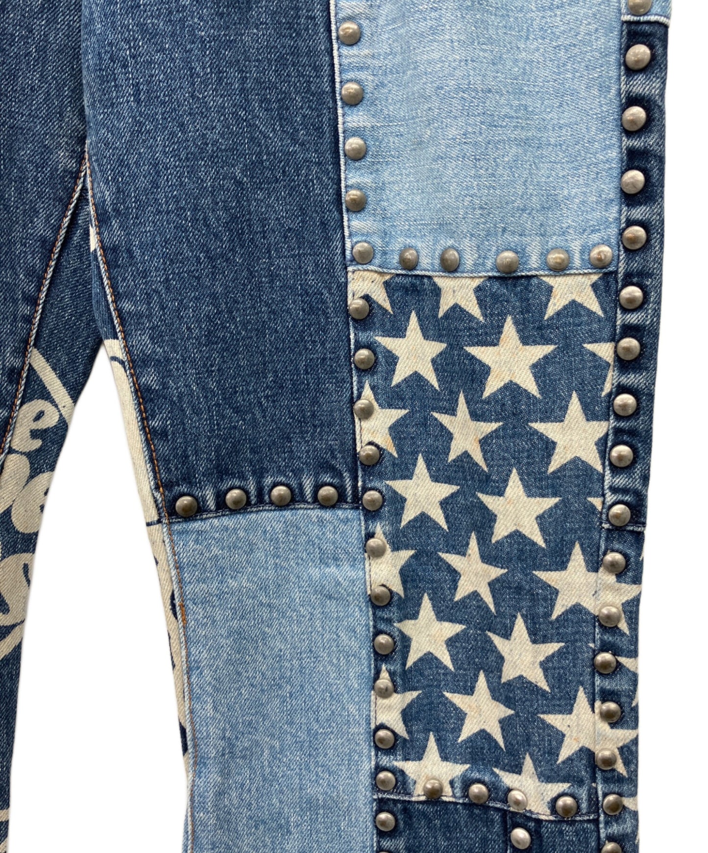 [Pre-owned] Hysteric Glamour patchwork denim pants 2AP-2130