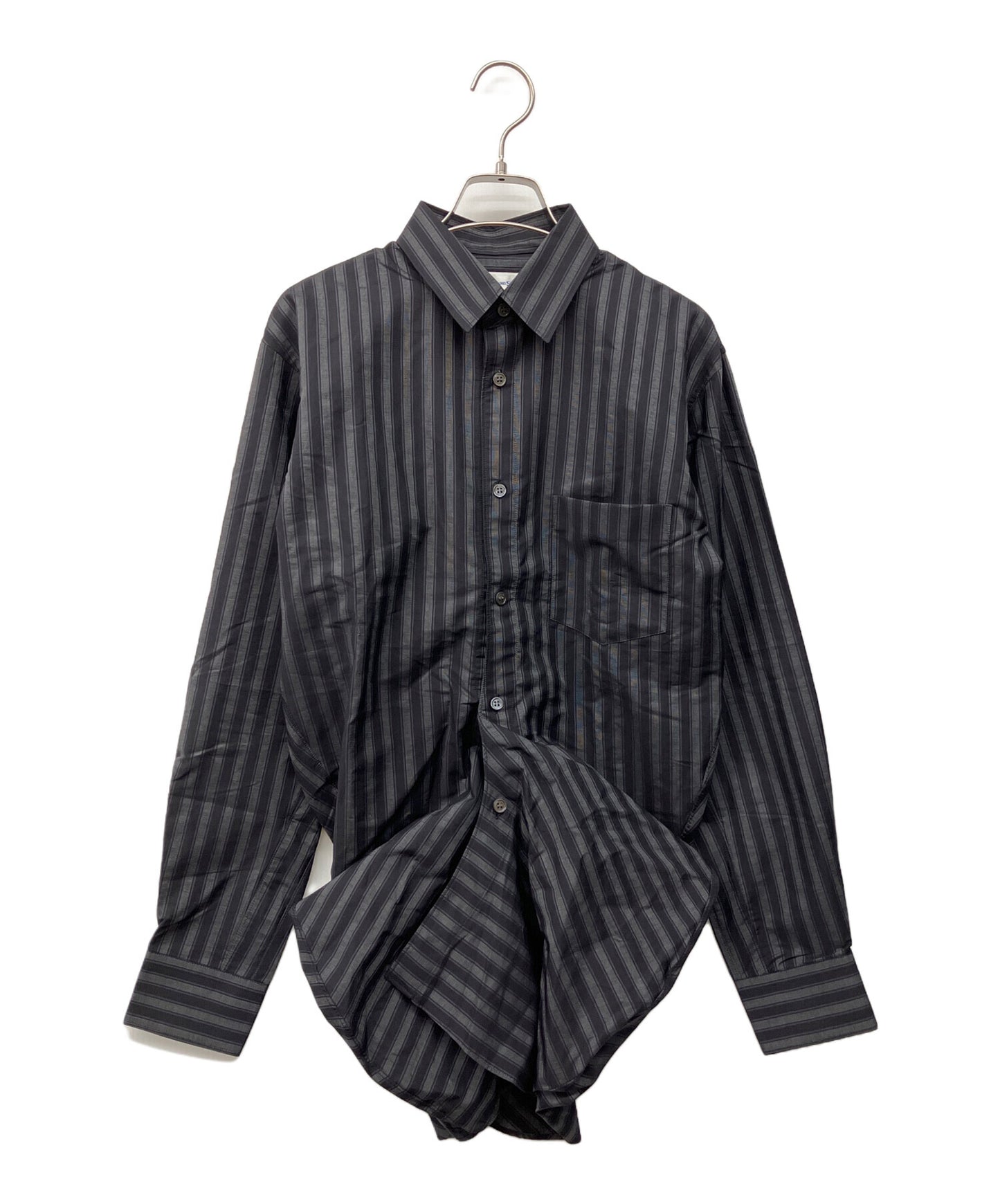 [Pre-owned] COMME des GARCONS 00's Deformed Stripe Tie-Dye L/S W16059