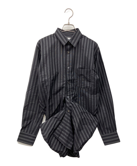 [Pre-owned] COMME des GARCONS 00's Deformed Stripe Tie-Dye L/S W16059