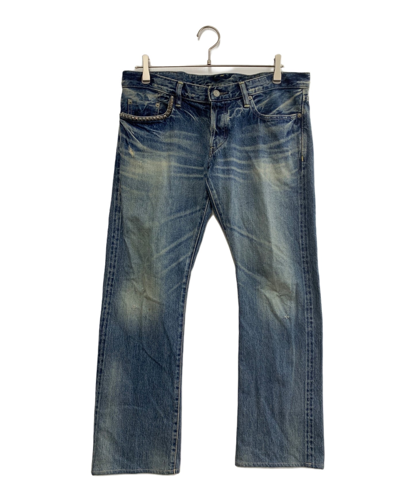 [Pre-owned] Hysteric Glamour cell bitch denim pants 0293AP12