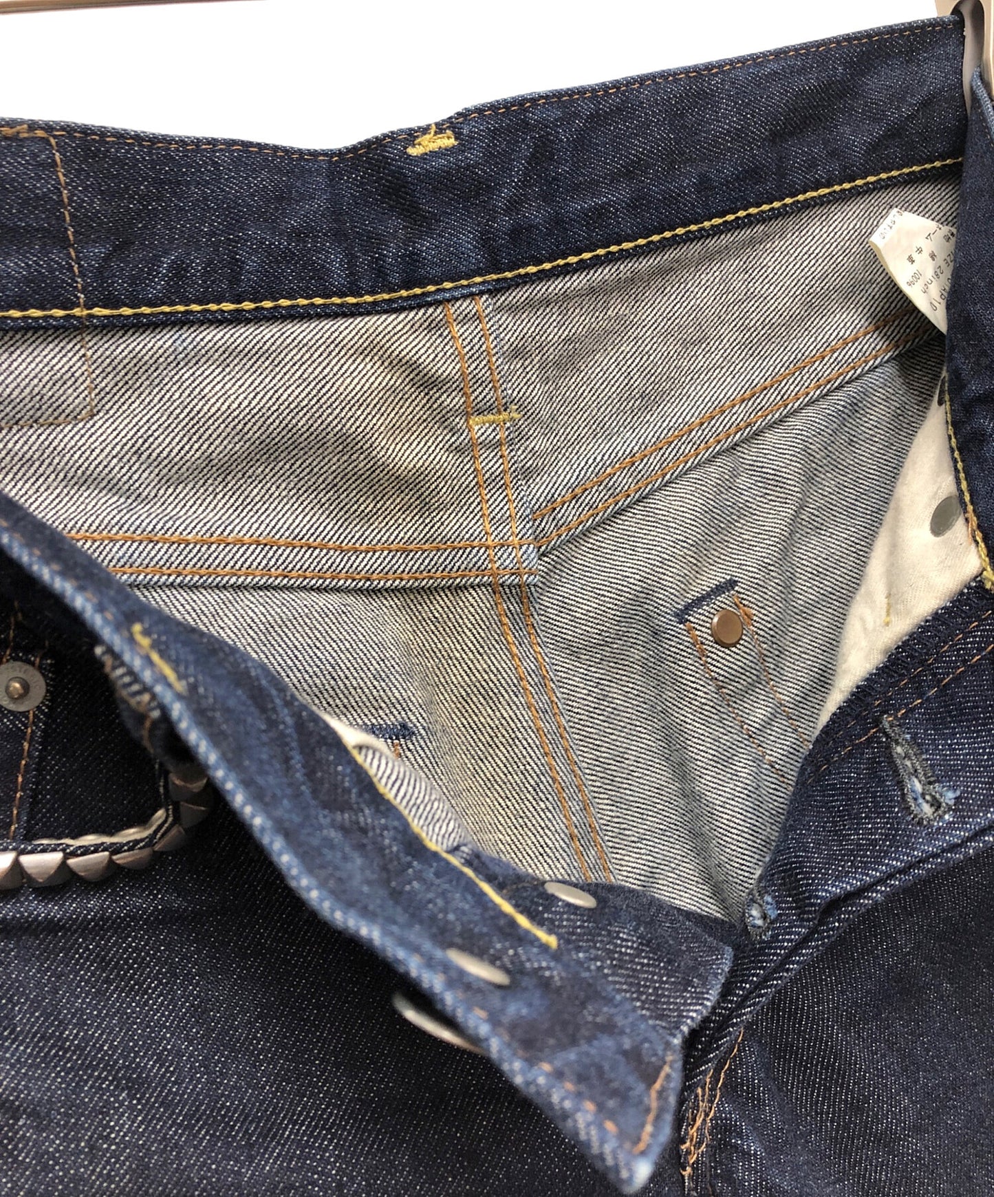 [Pre-owned] Hysteric Glamour Studded denim pants 0201AP10