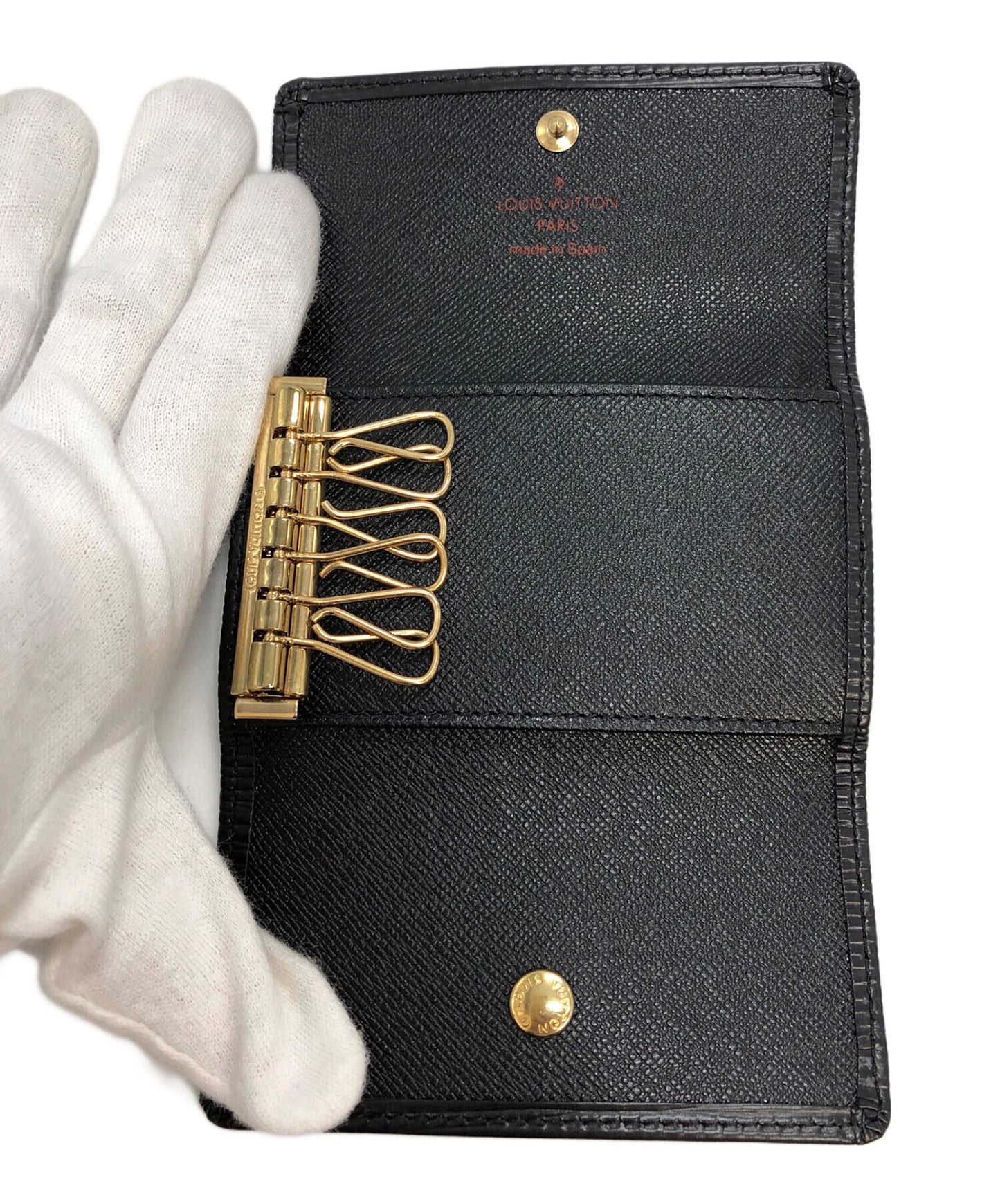 [Pre-owned] LOUIS VUITTON Epi Multiclet 6 Noir Key Case M63812