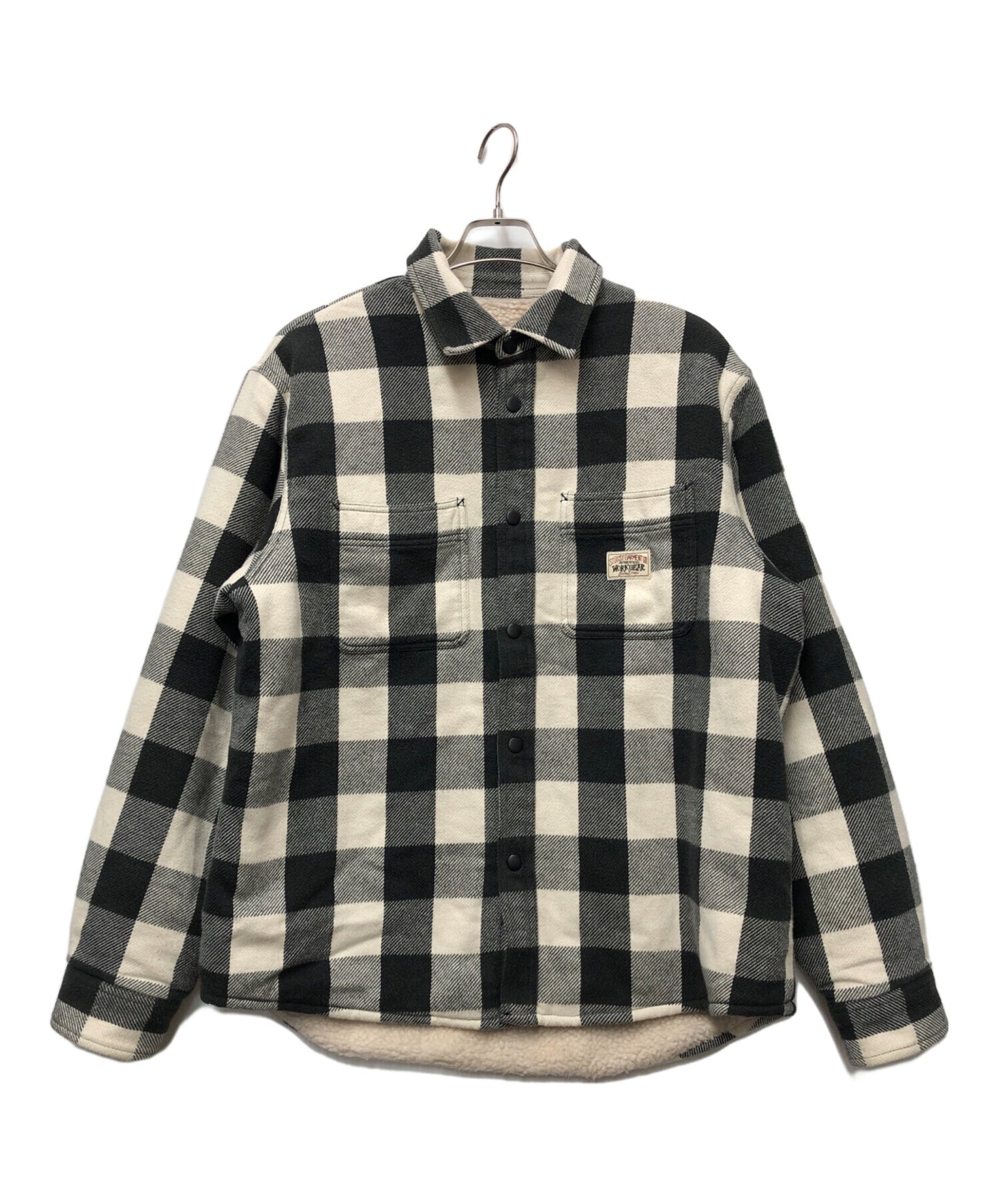 [Pre-owned] stussy Sherpa Lined Buffalo Plaid Shirt 1110332