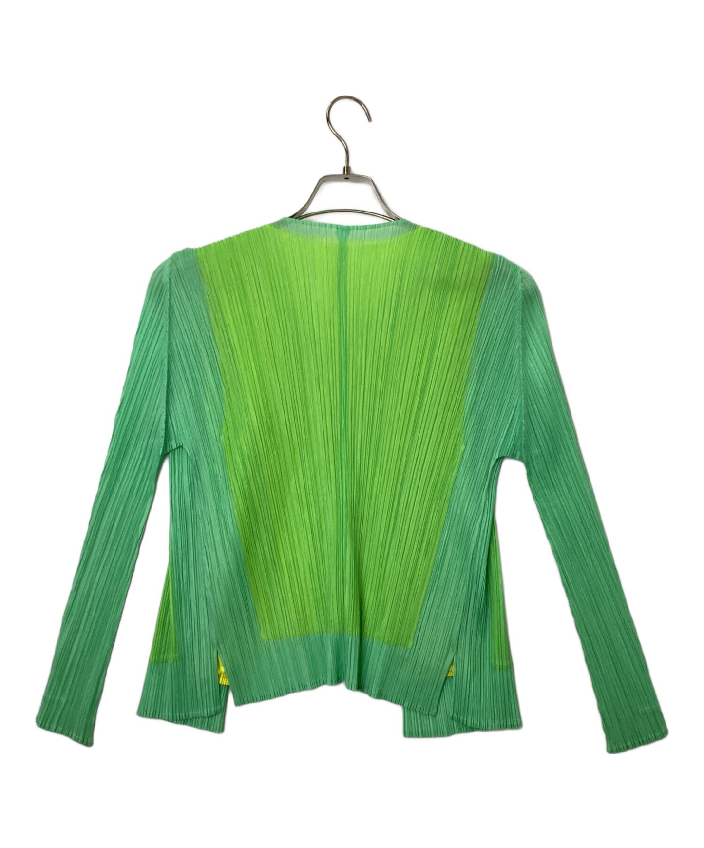 [Pre-owned] PLEATS PLEASE layered pleated cardigan PP31-JO784