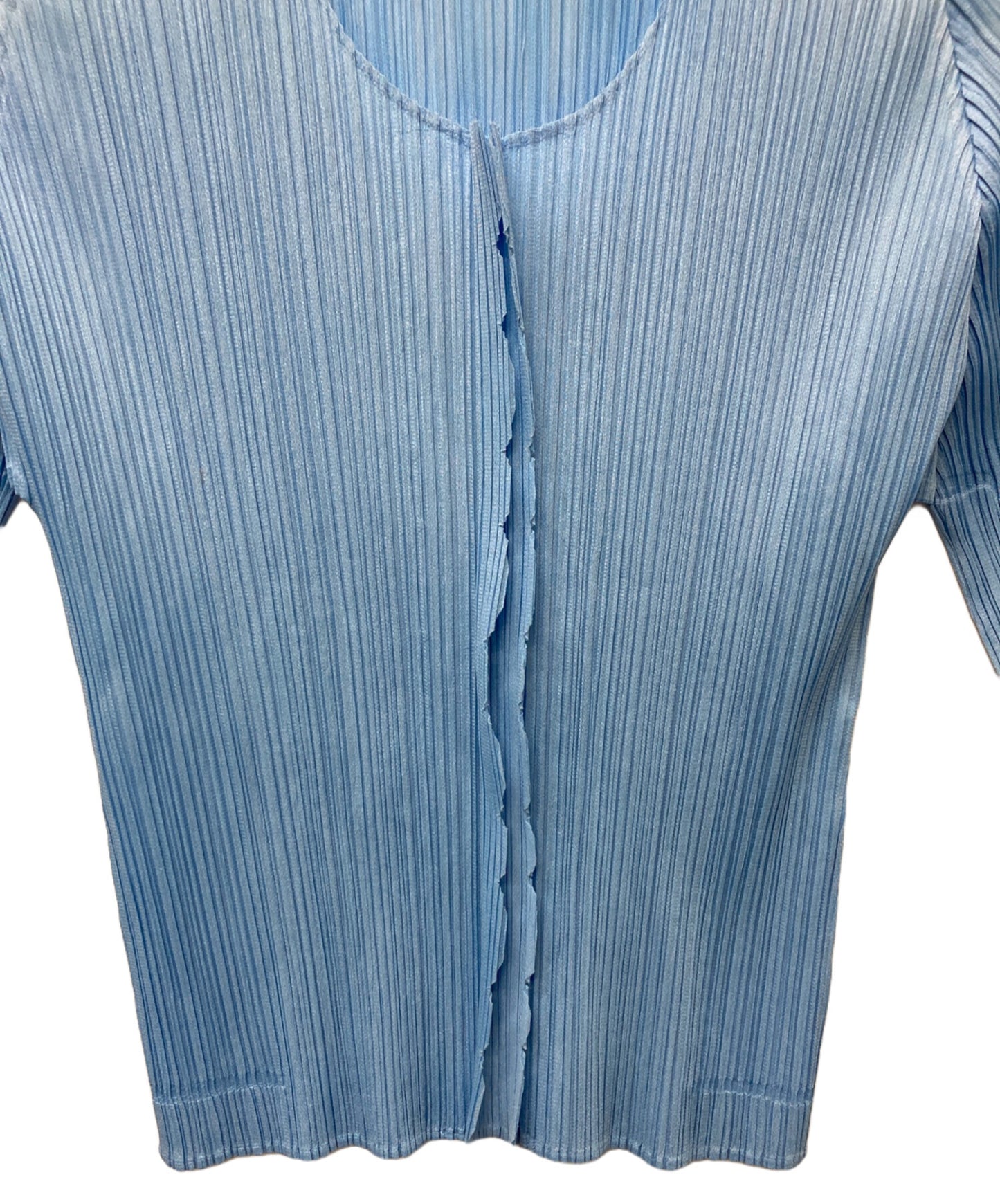 [Pre-owned] PLEATS PLEASE Front Frill Pleated Cut and Sewn PP51-JK693