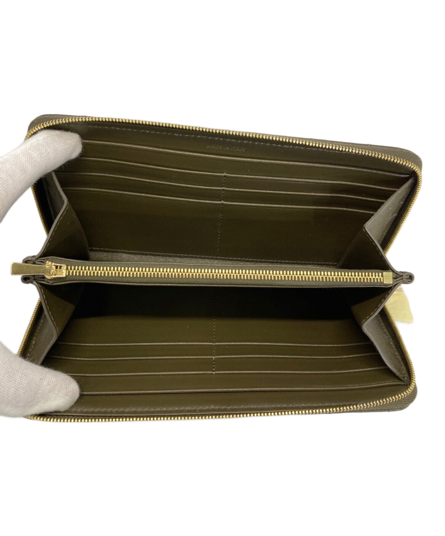 [Pre-owned] CELINE Round Zipper Wallet