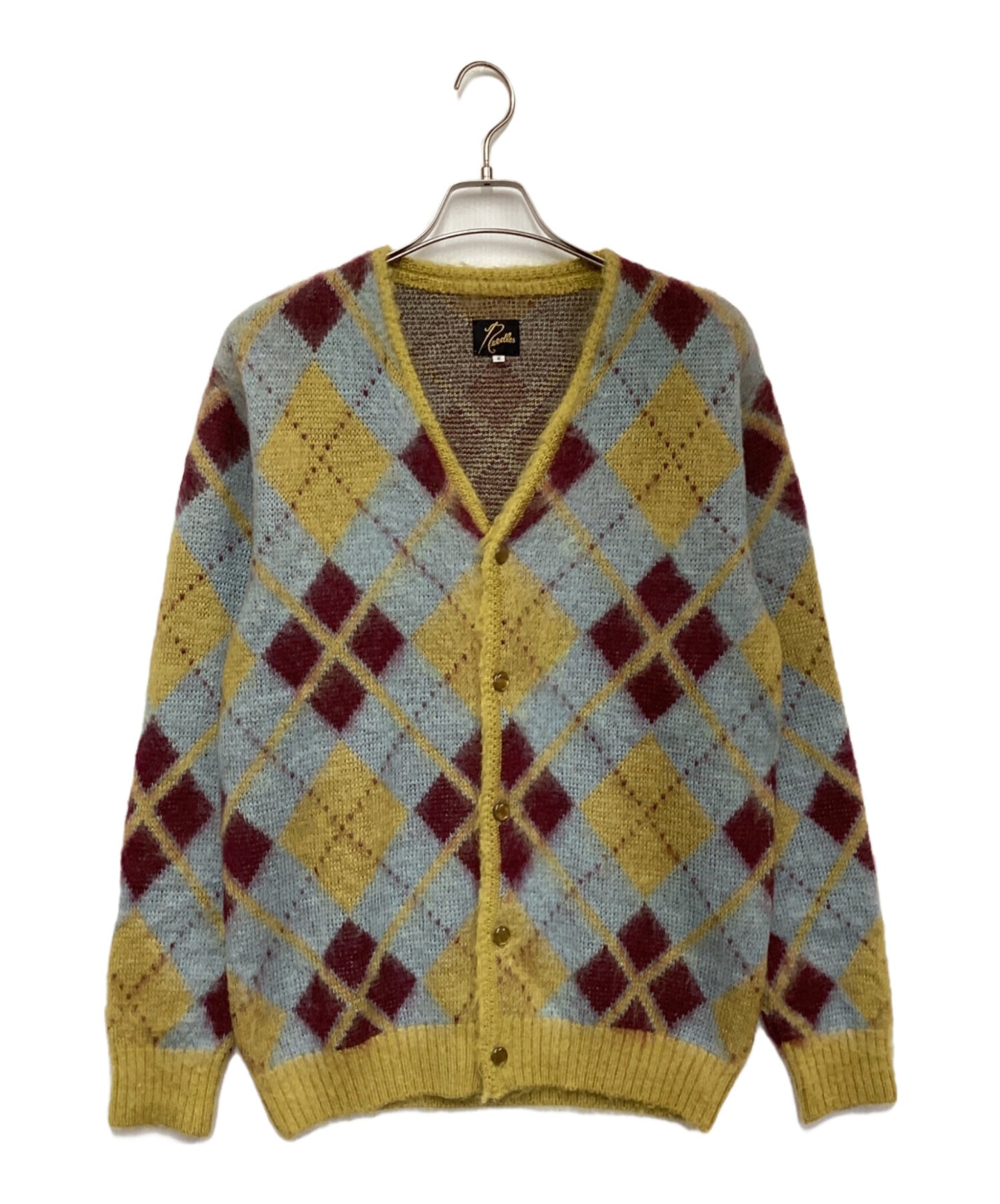 [Pre-owned] Needles MOHAIR CARDIGAN ARGYLE J0256