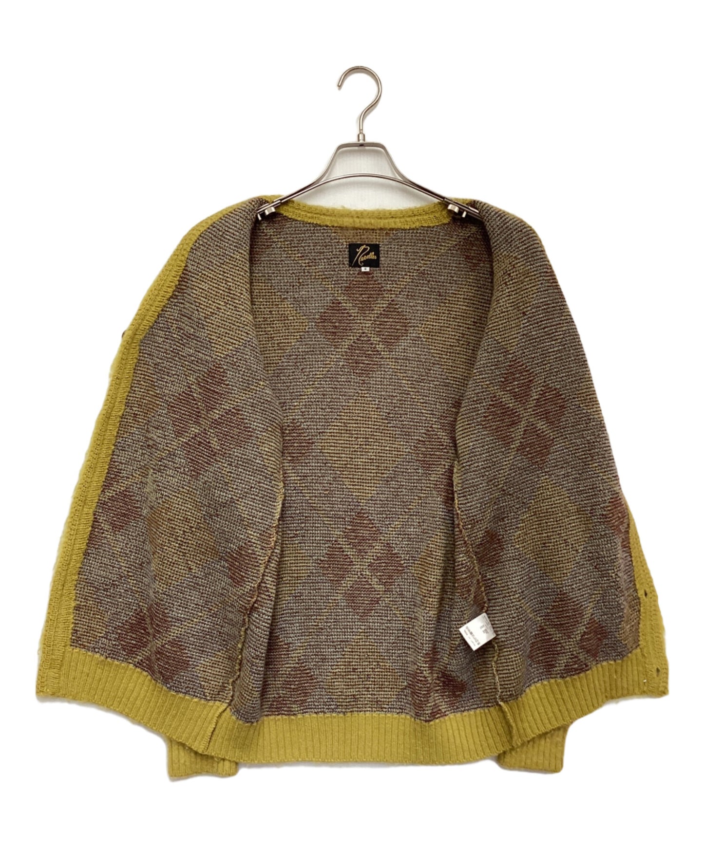[Pre-owned] Needles MOHAIR CARDIGAN ARGYLE J0256
