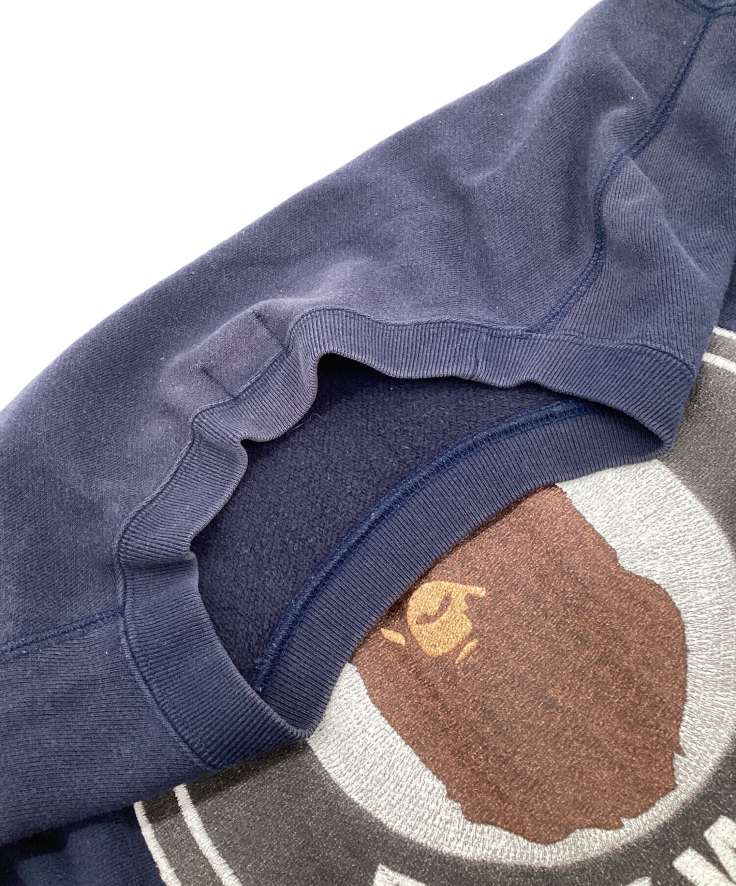 [Pre-owned] A BATHING APE BUSTY WORKS Crew-Neck Sweatshirt L