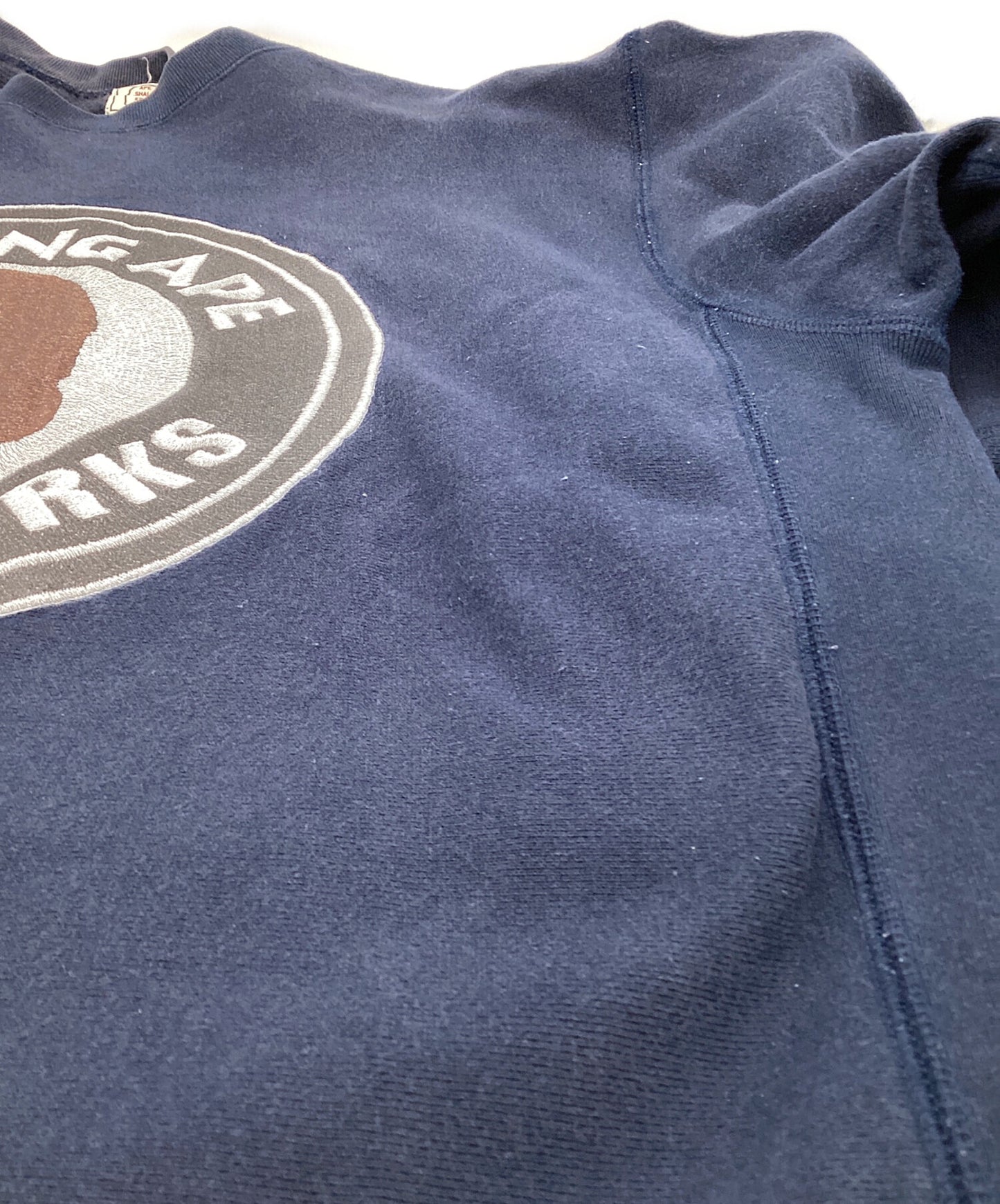 [Pre-owned] A BATHING APE BUSTY WORKS Crew-Neck Sweatshirt L