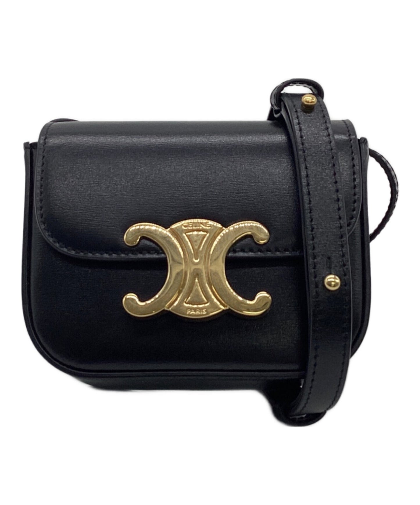 [Pre-owned] CELINE Mini Claude/Shinny Calfskin 10I513DPV.38NO